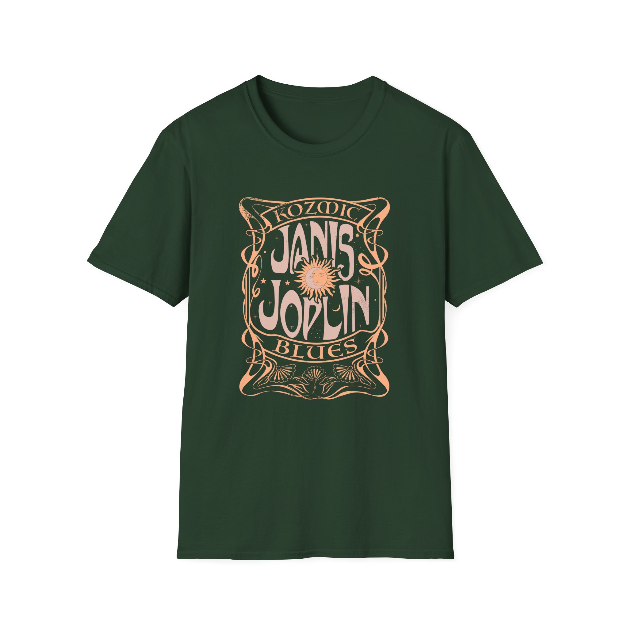 Janis Joplin Kozmic Unisex Softstyle T-shirt - Image 11
