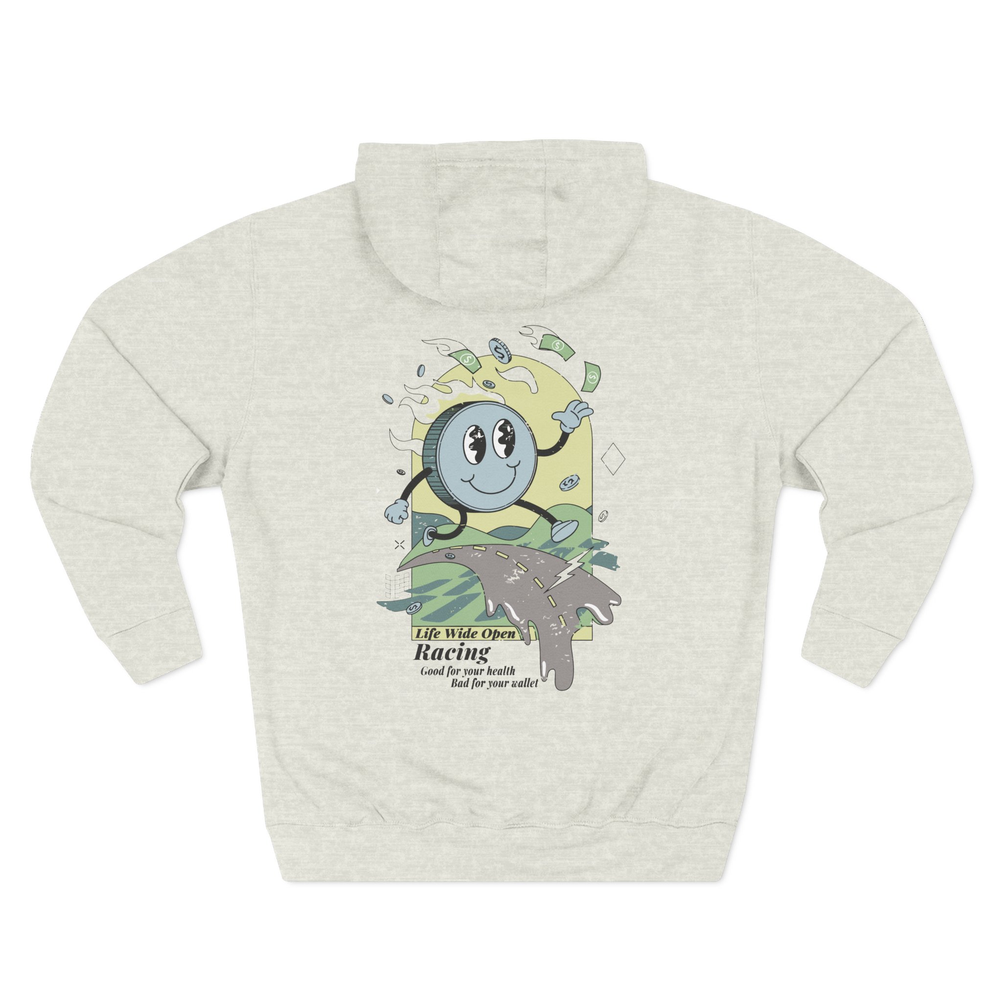 Cboystv Racing Coin Three-Panel Fleece Hoodie - Image 10