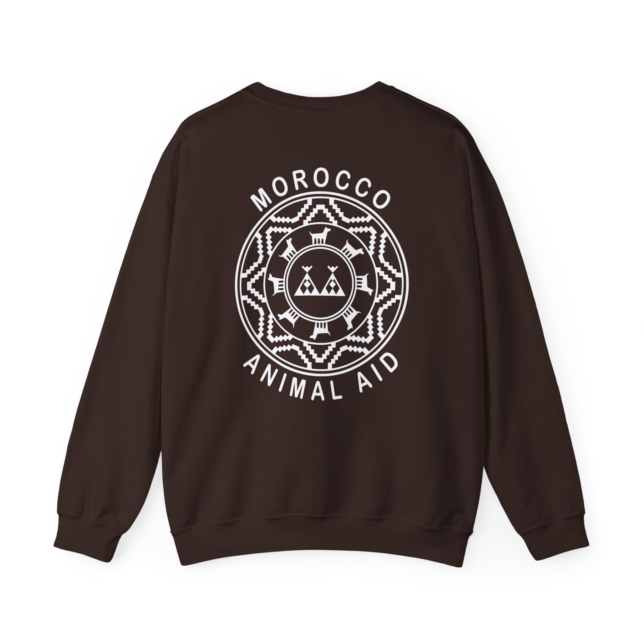 Kinging It Morocco Animal Aid Unisex Heavy Blend™ Crewneck Sweatshirt - Image 6