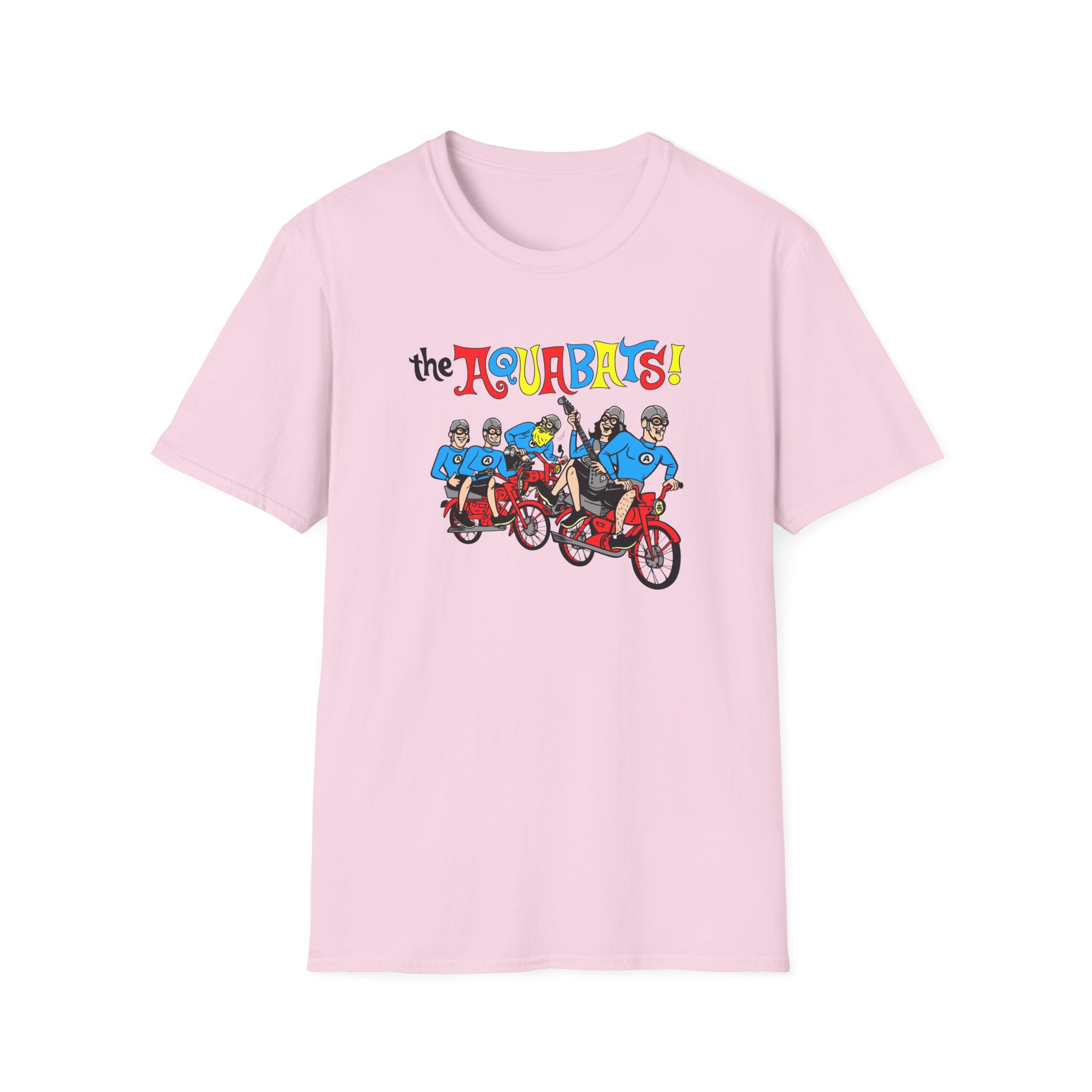 The Aquabats on a Bike! Unisex Softstyle T-Shirt - Image 17