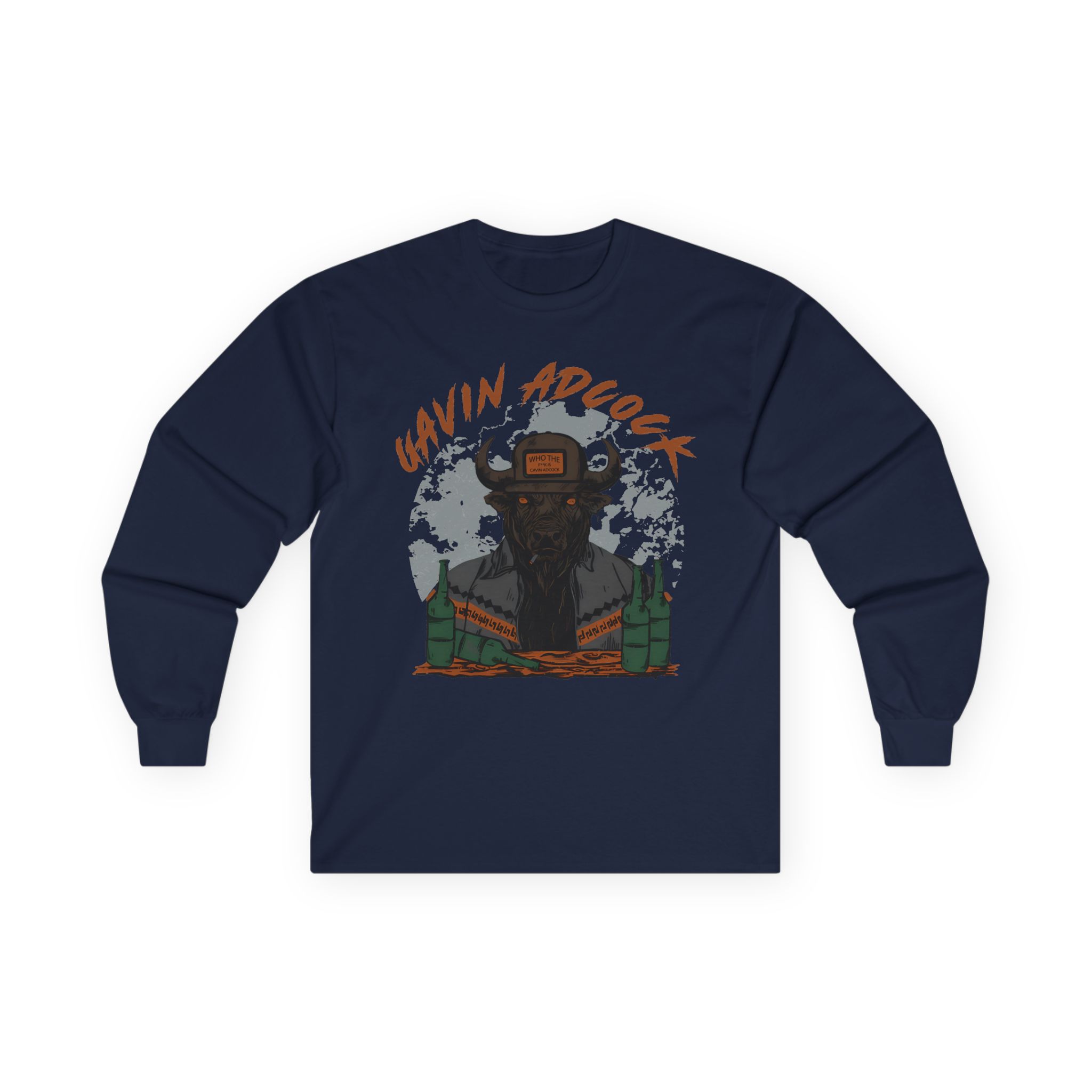 Gavin Adcock Graphite Bull Unisex Ultra Cotton Long Sleeve Tee - Image 5