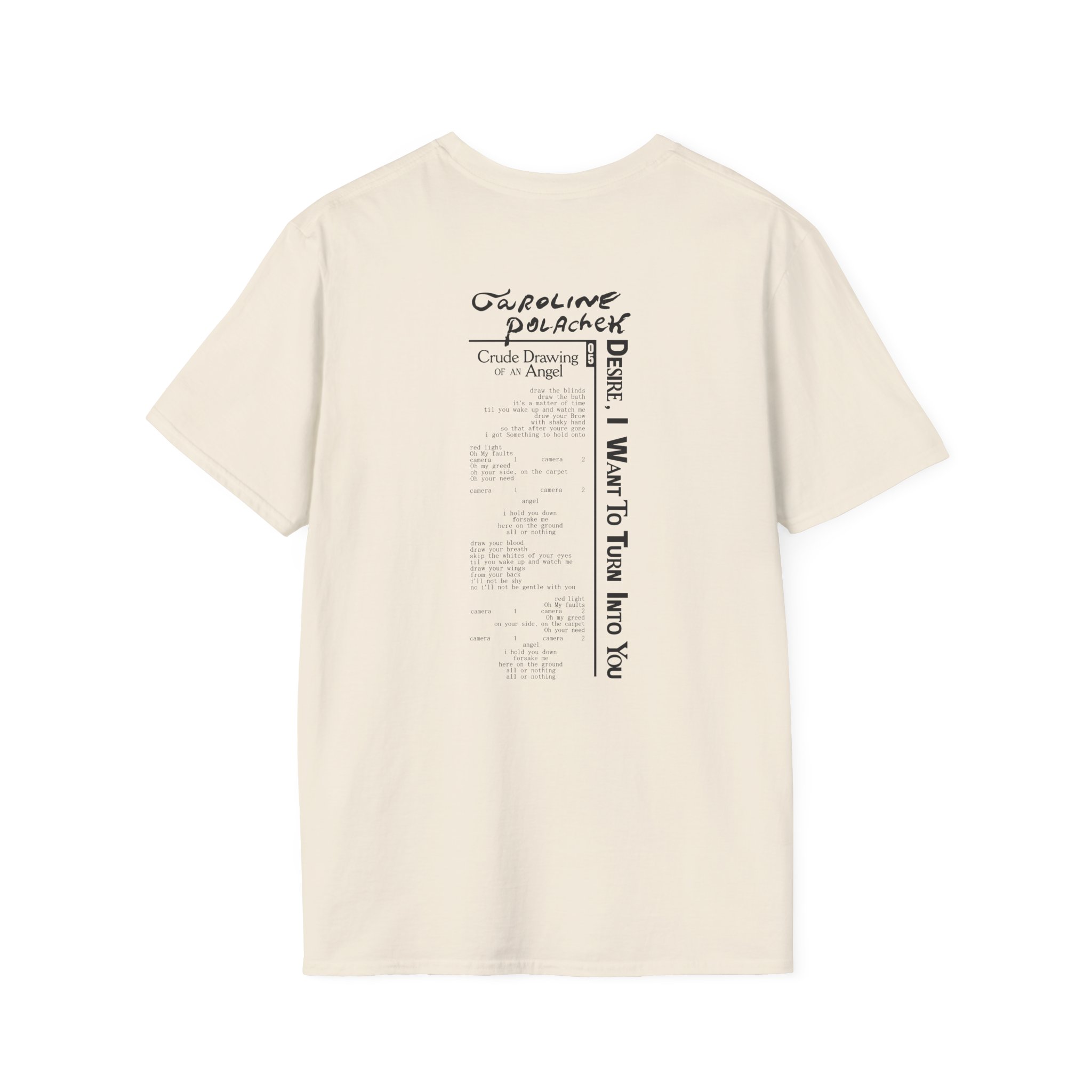 Caroline Polachek Crude Drawing Unisex Softstyle T-Shirt - Image 4
