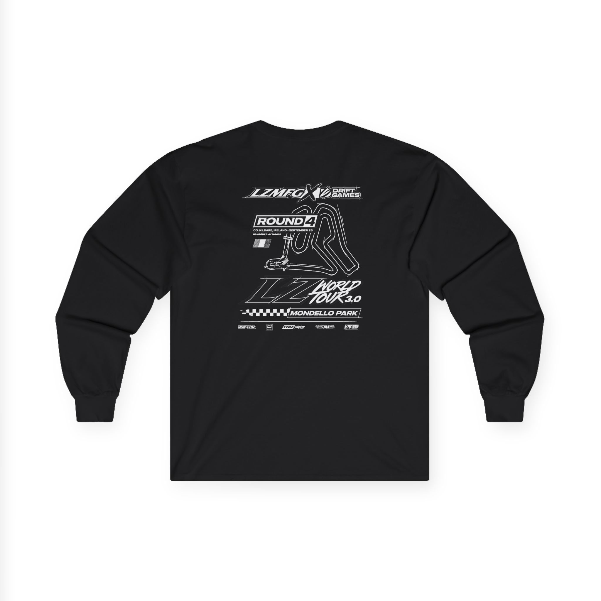Adam LZ Ireland Track Unisex Ultra Cotton Long Sleeve Tee - Image 2