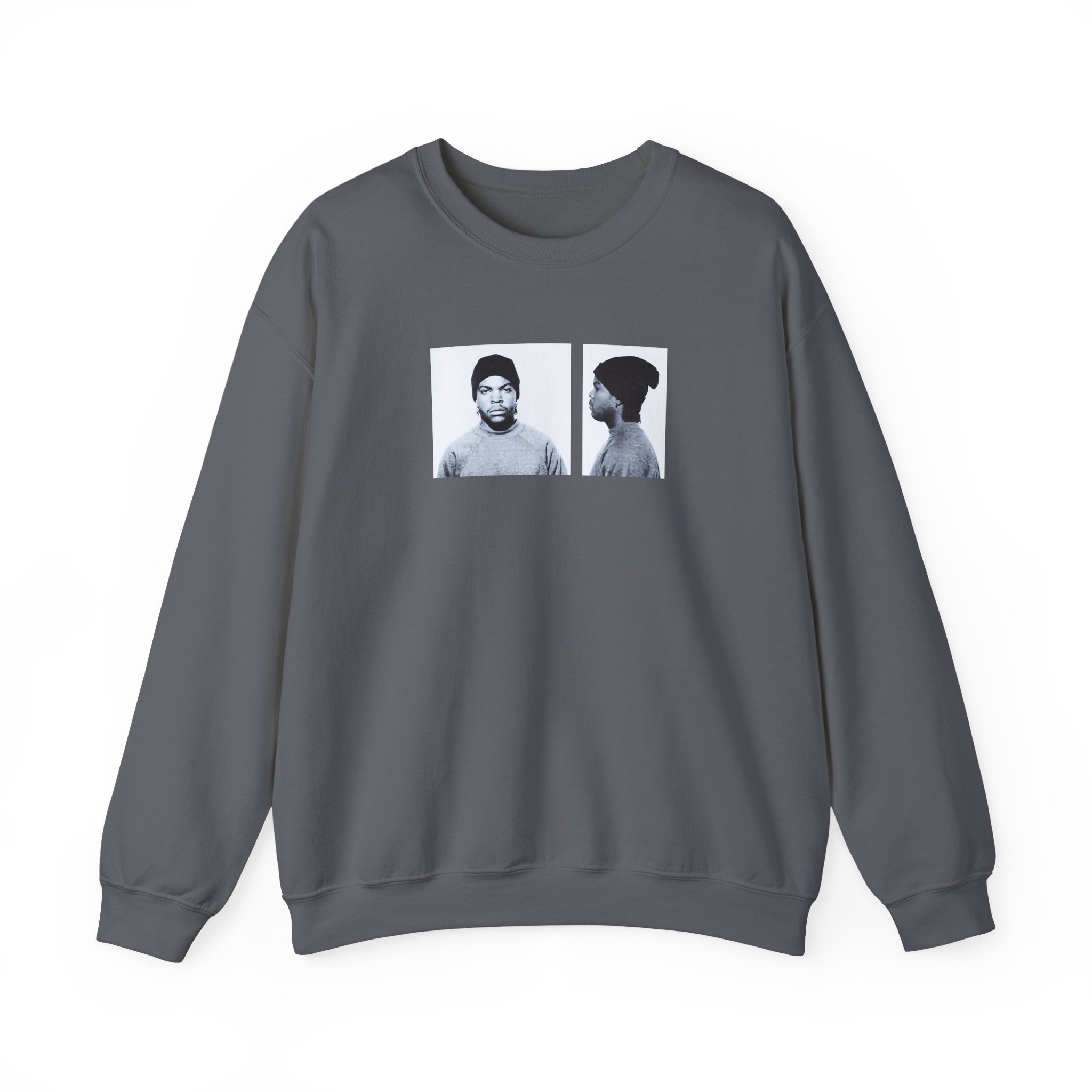 Ice Cube Mug Shot Unisex Heavy Blend™ Crewneck Sweatshirt - Image 15