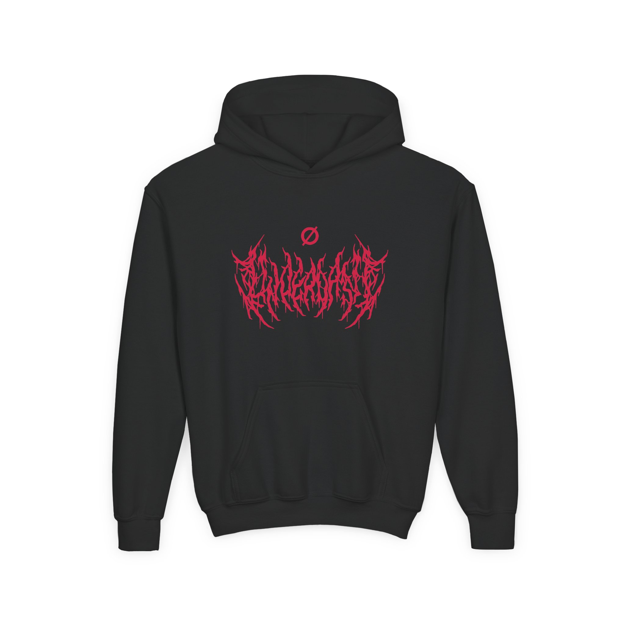 Underoath Metal Logo Youth Heavy Blend Hooded Sweatshirt