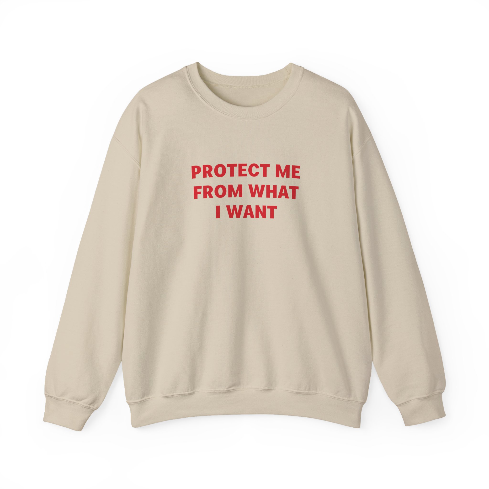 Jenny Holzer Protect Me From What I Want Unisex Heavy Blend™ Crewneck Sweatshirt - Image 7