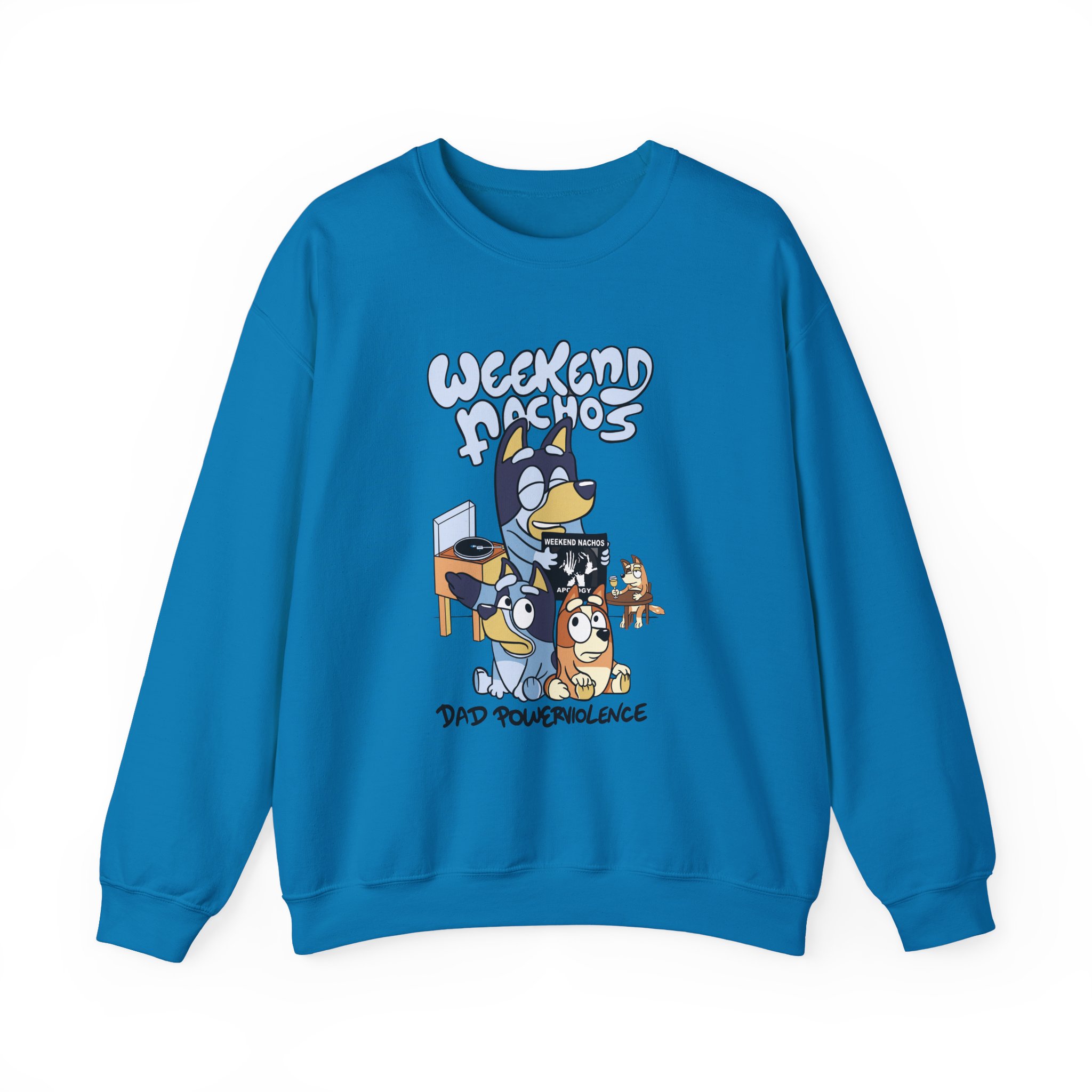 Weekend Nachos Unisex Heavy Blend™ Crewneck Sweatshirt - Image 11