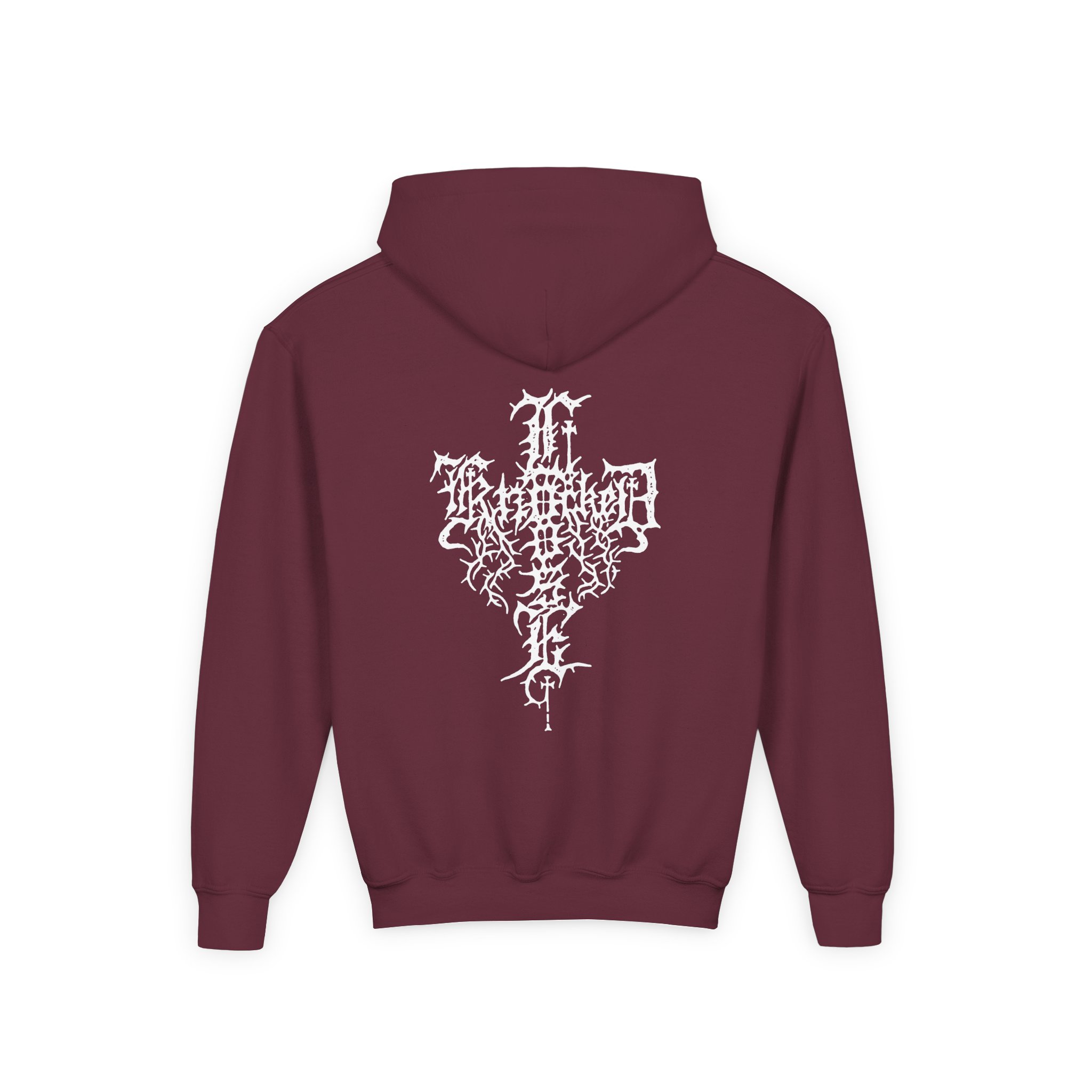 Knocked Loose Hate Yourself Youth Heavy Blend Hooded Sweatshirt - Image 4