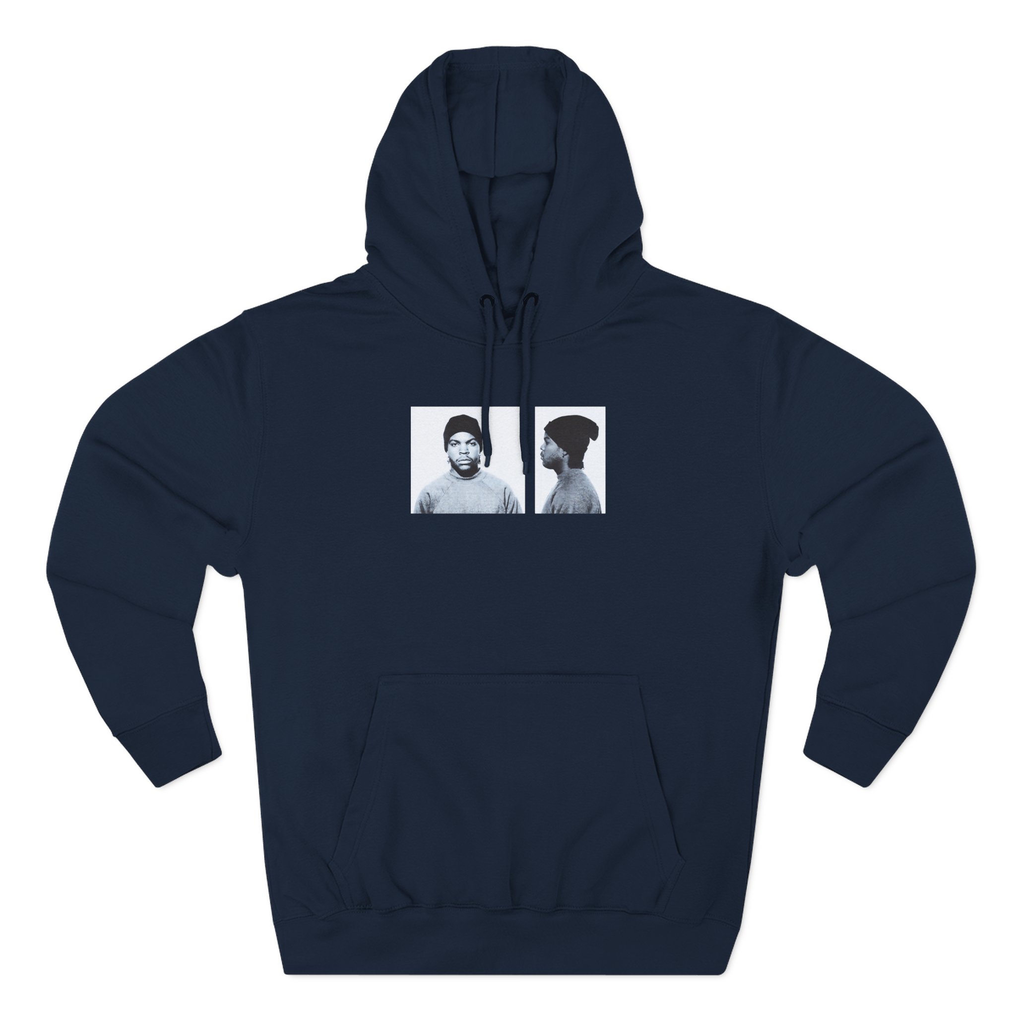 Ice Cube Mug Shot Three-Panel Fleece Hoodie - Image 11