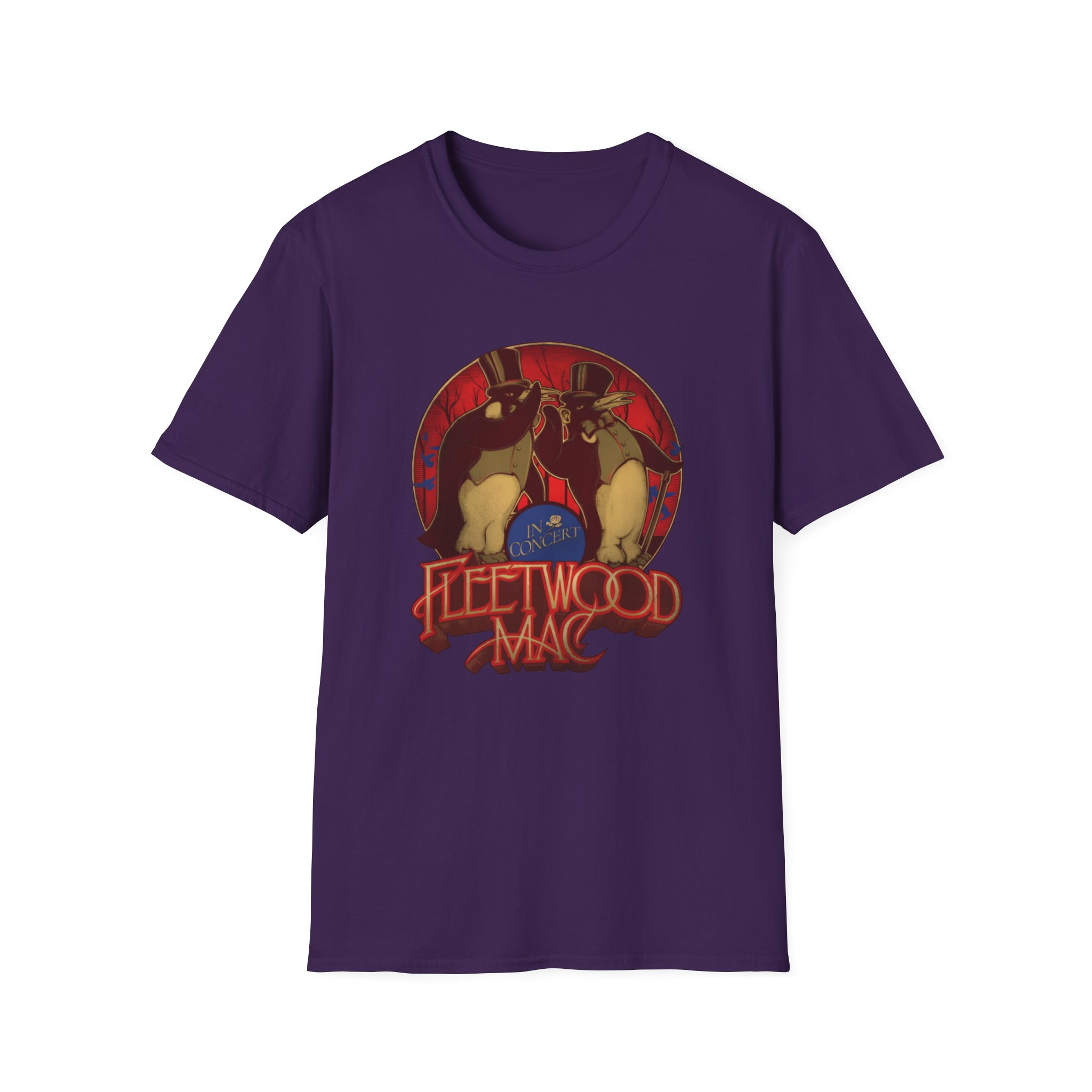 Fleetwood Mac Penguin Unisex Softstyle T-Shirt - Image 17