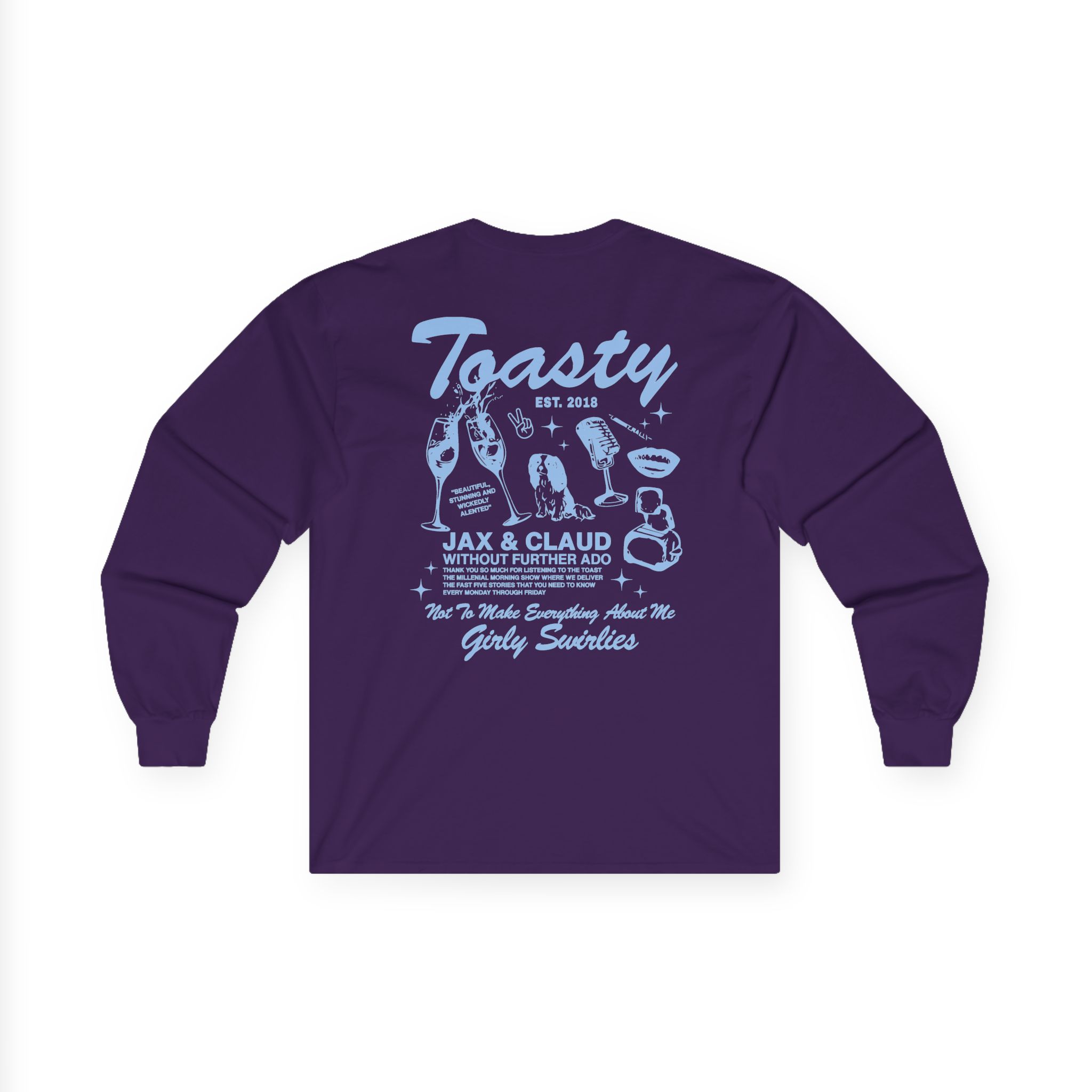 The Toast Toasty Boyfriend Unisex Ultra Cotton Long Sleeve Tee - Image 14