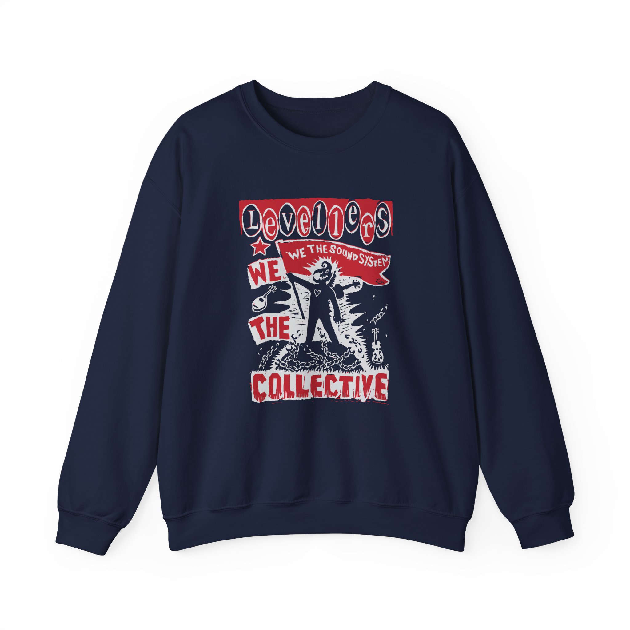 Levellers 2025 March We the Collective Tour Unisex Heavy Blend™ Crewneck Sweatshirt - Image 11