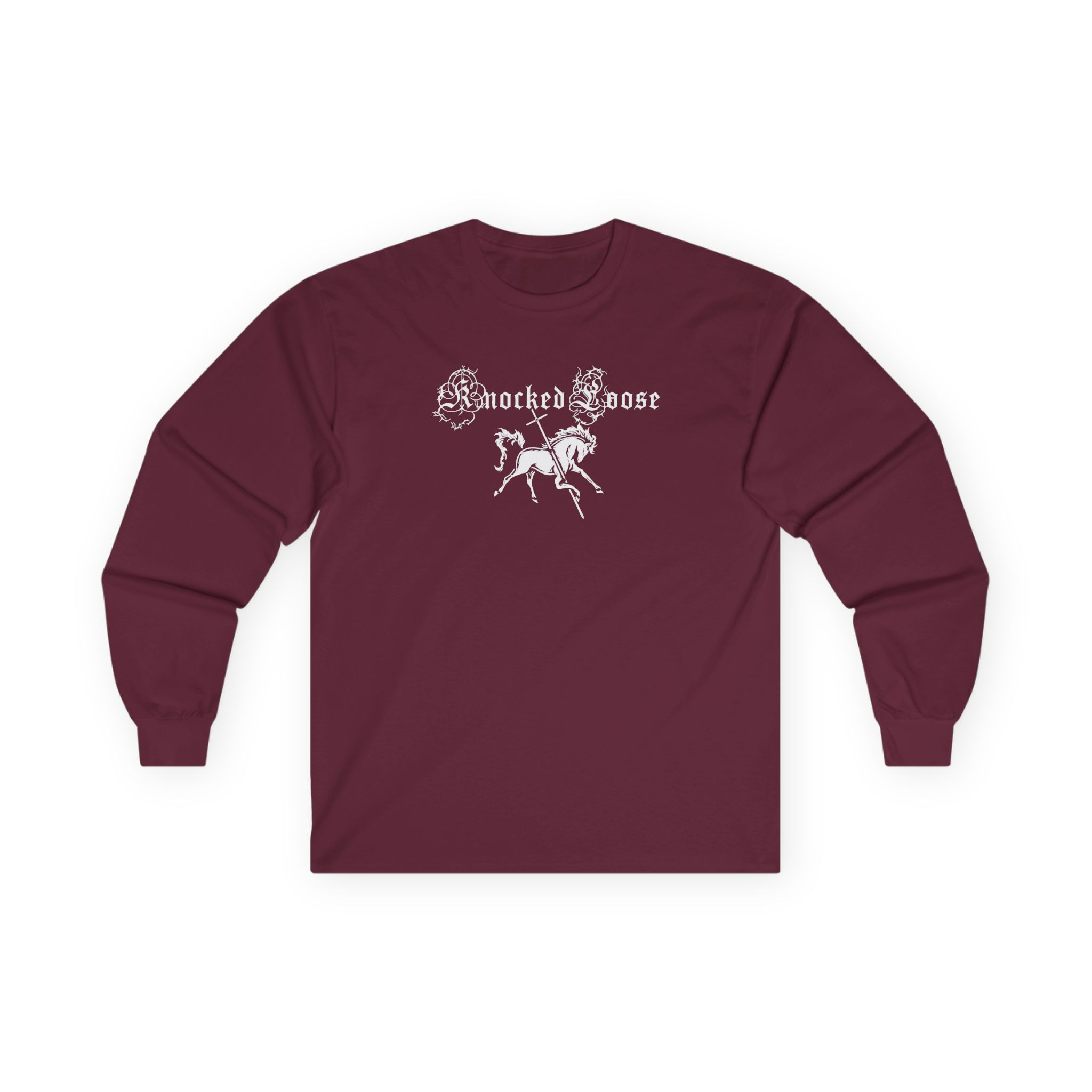 Knocked Loose Horse Cross Unisex Ultra Cotton Long Sleeve Tee - Image 3