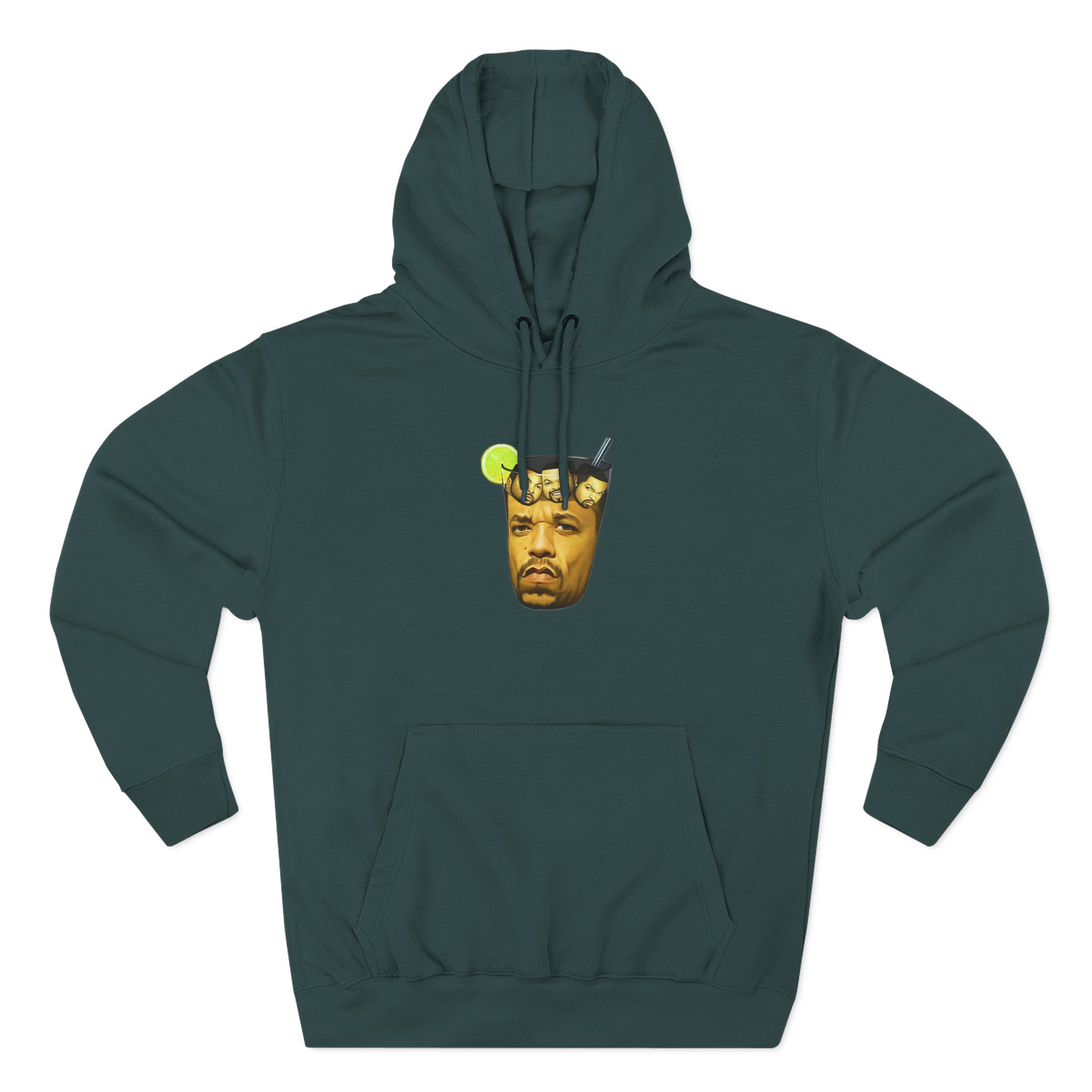 Ice Cube In Iced Tea Three-Panel Fleece Hoodie - Image 7
