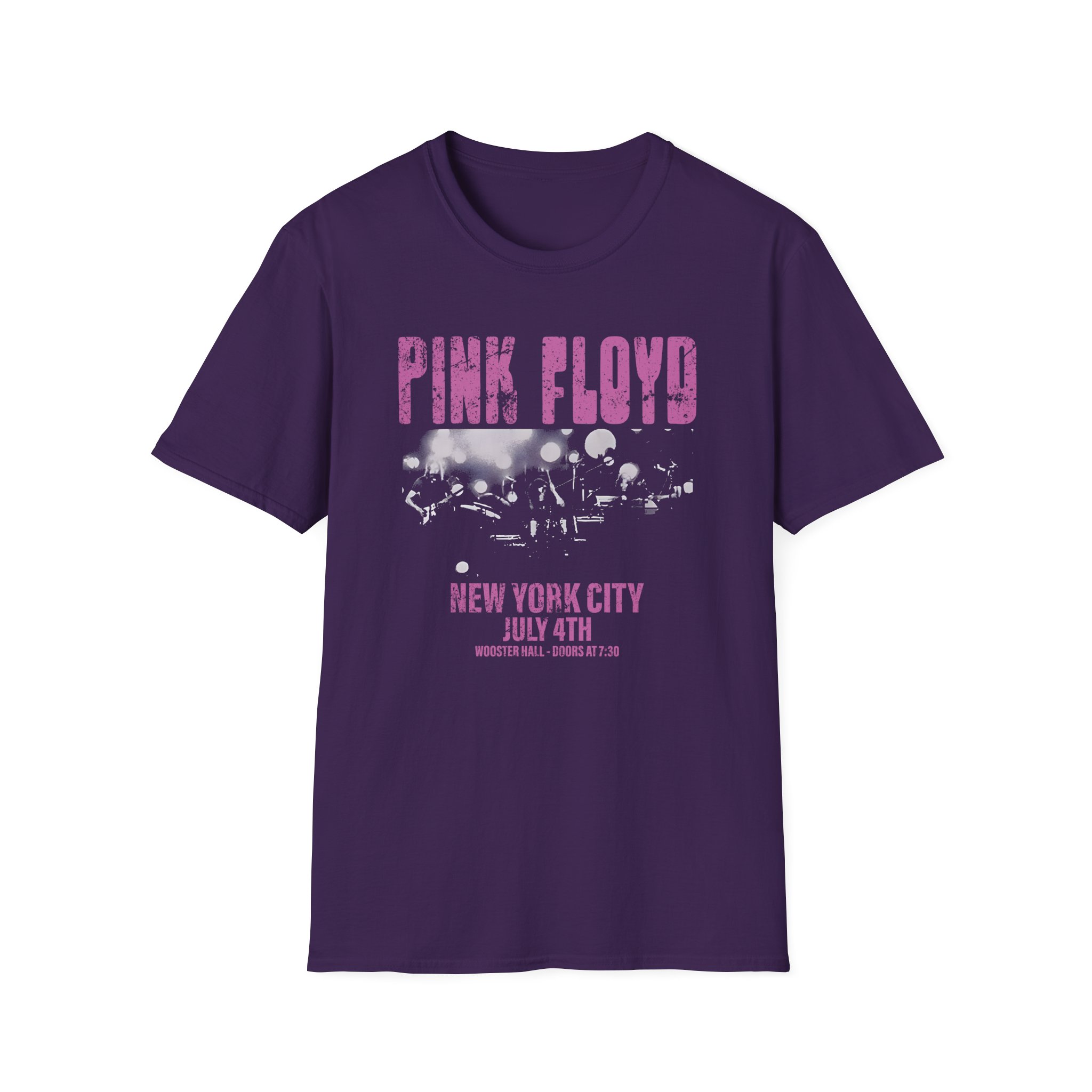 Pink Floyd July 4th NYC Unisex Softstyle T-shirt - Image 9