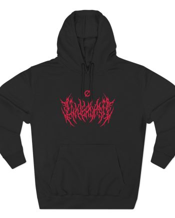 Underoath Metal Logo Three-Panel Fleece Hoodie