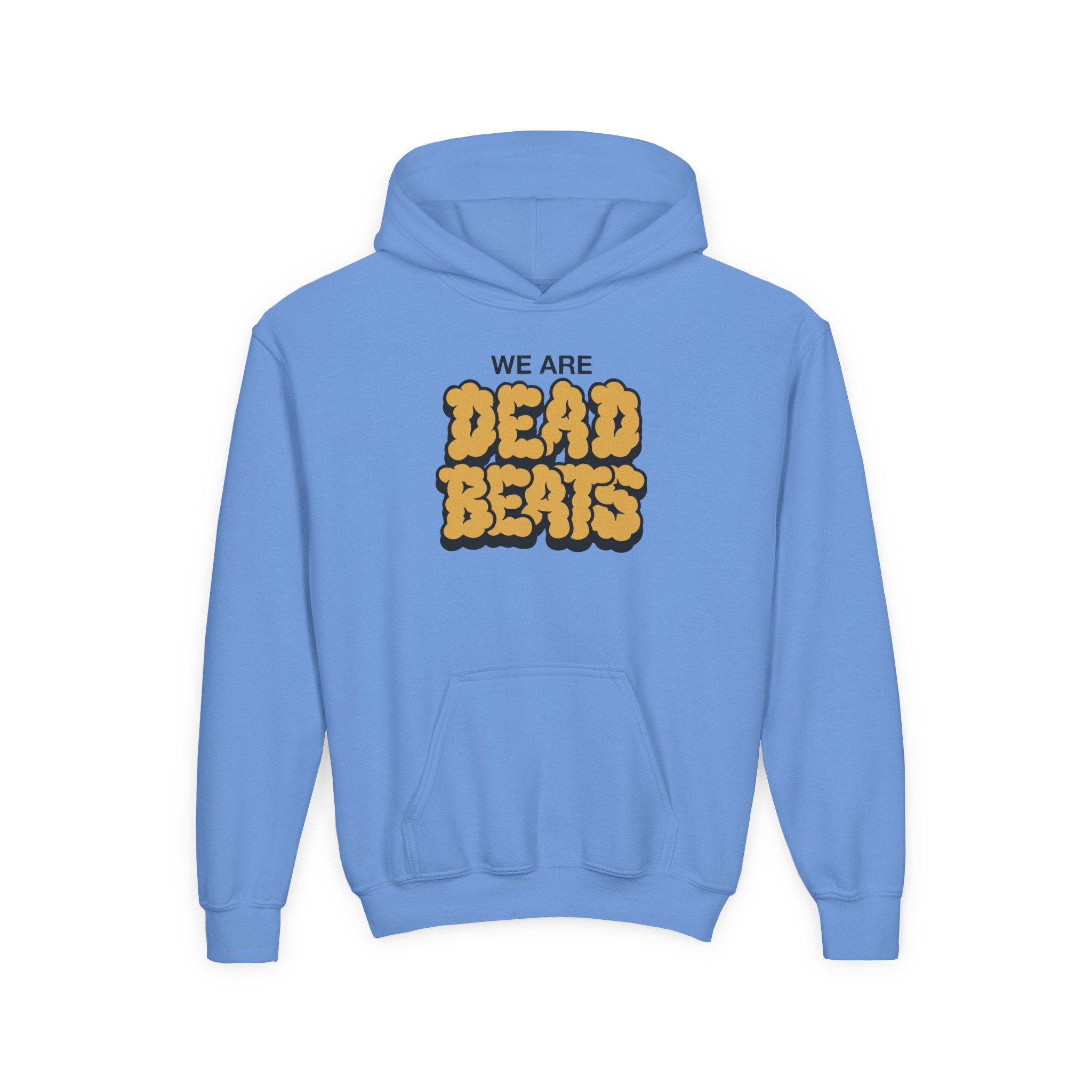 Deadbeats We Are Deadbeats Puff Youth Heavy Blend Hooded Sweatshirt - Image 5