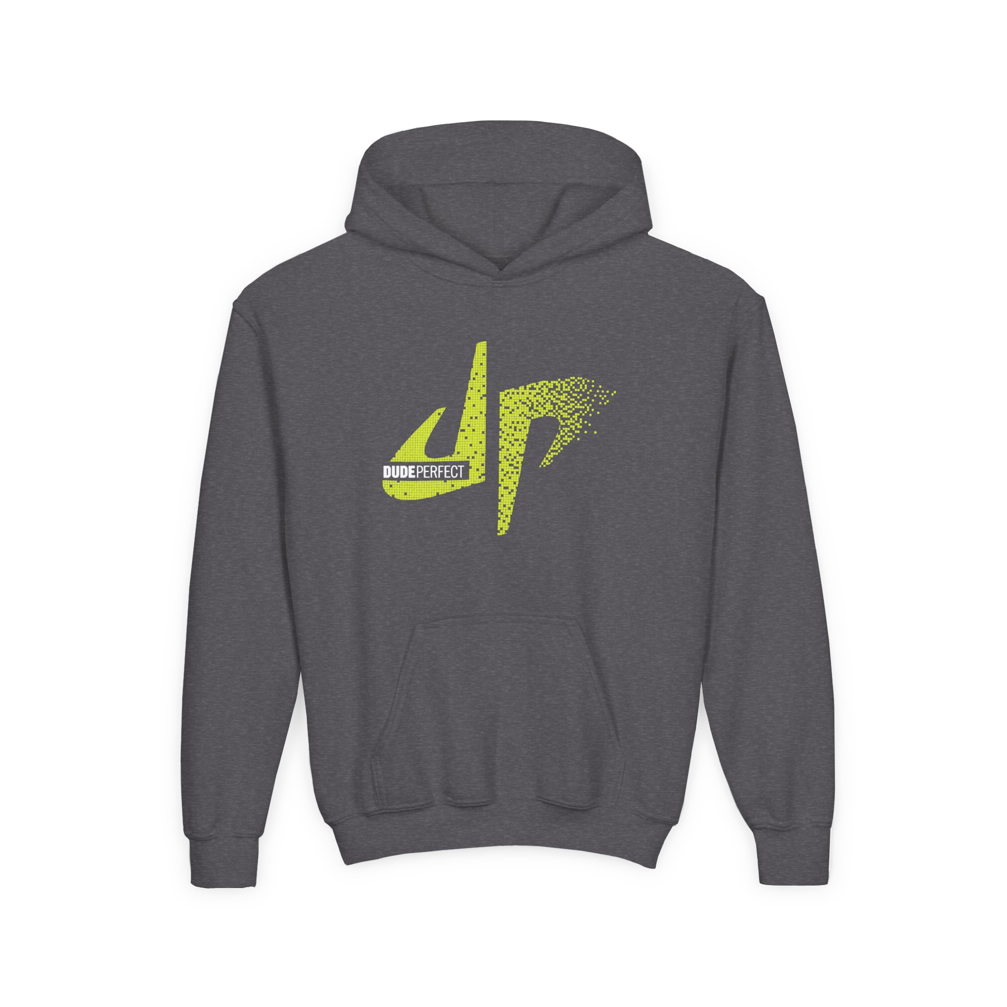 Dude Perfect Pixel Youth Heavy Blend Hooded Sweatshirt - Image 7