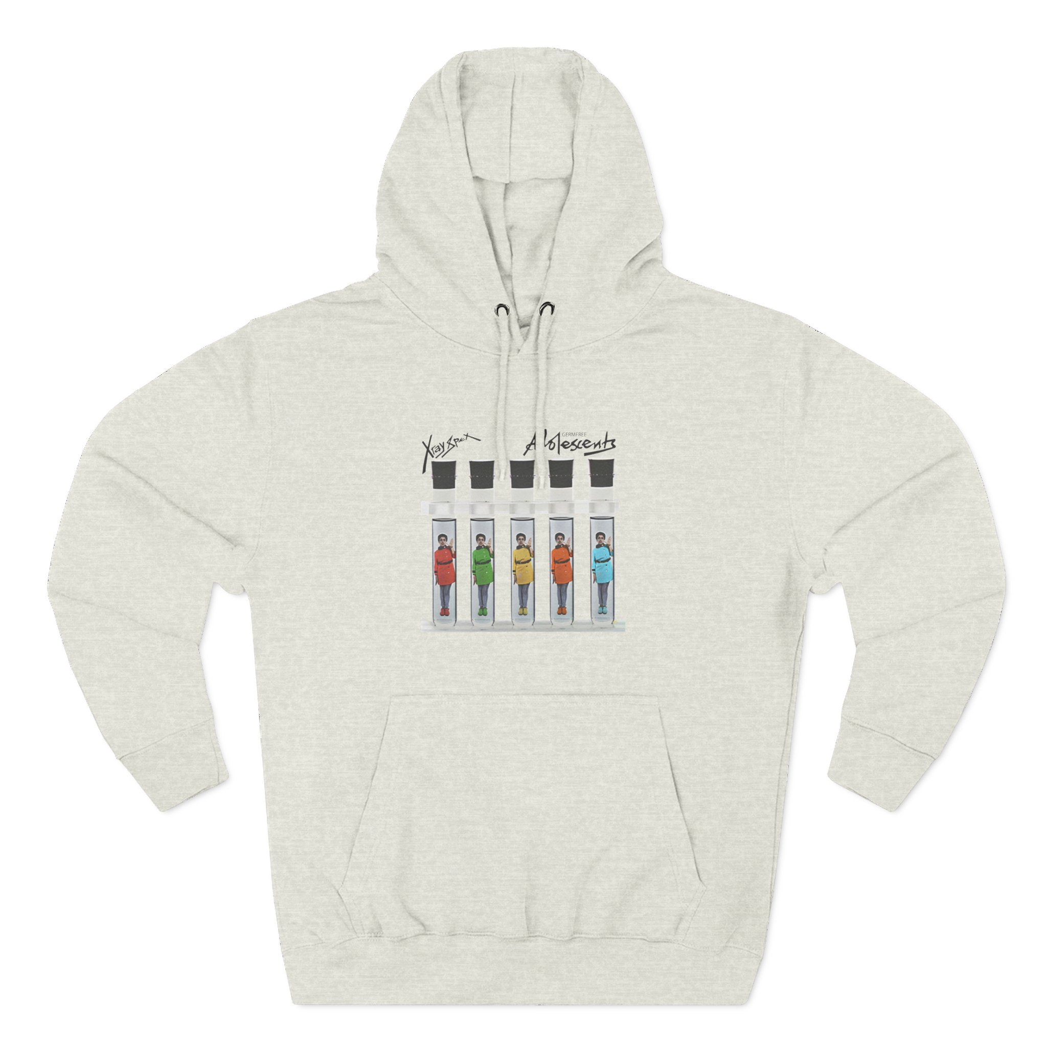 X-ray Spex Germ Free Five Tube Three-panel Fleece Hoodie - Image 9