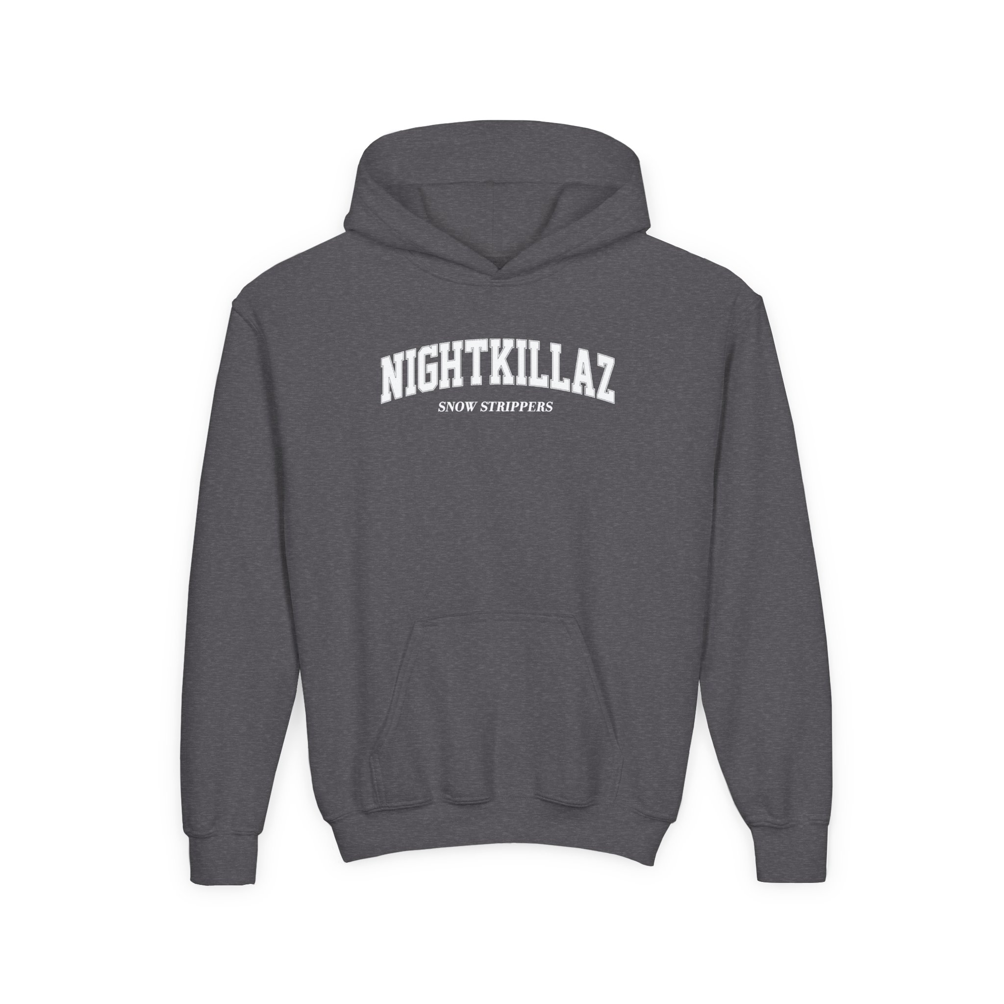 Youth Snow Strippers Nightkillaz Heavy Blend Hooded Sweatshirt - Image 9