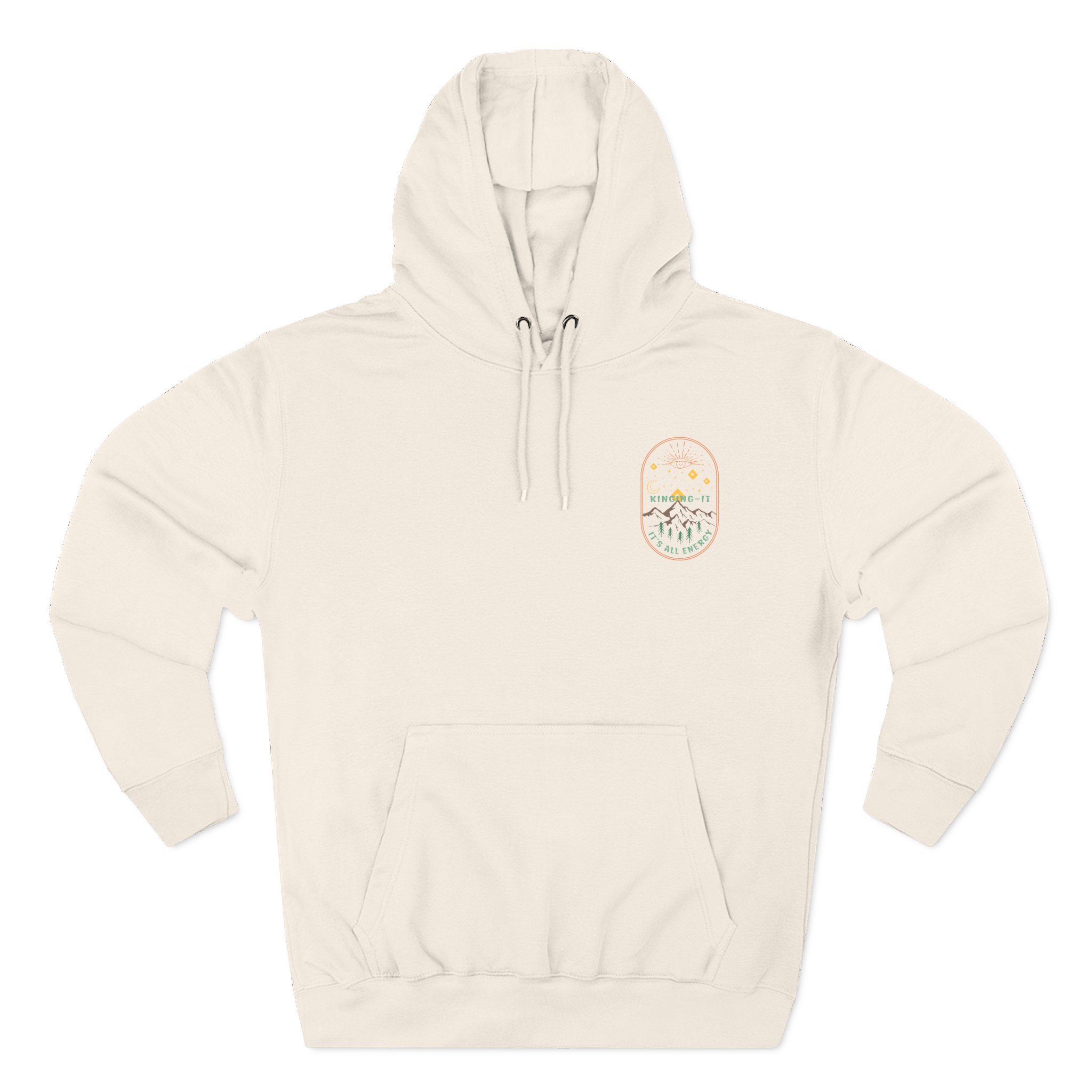 Kinging It It's All Energy Three-Panel Fleece Hoodie - Image 3