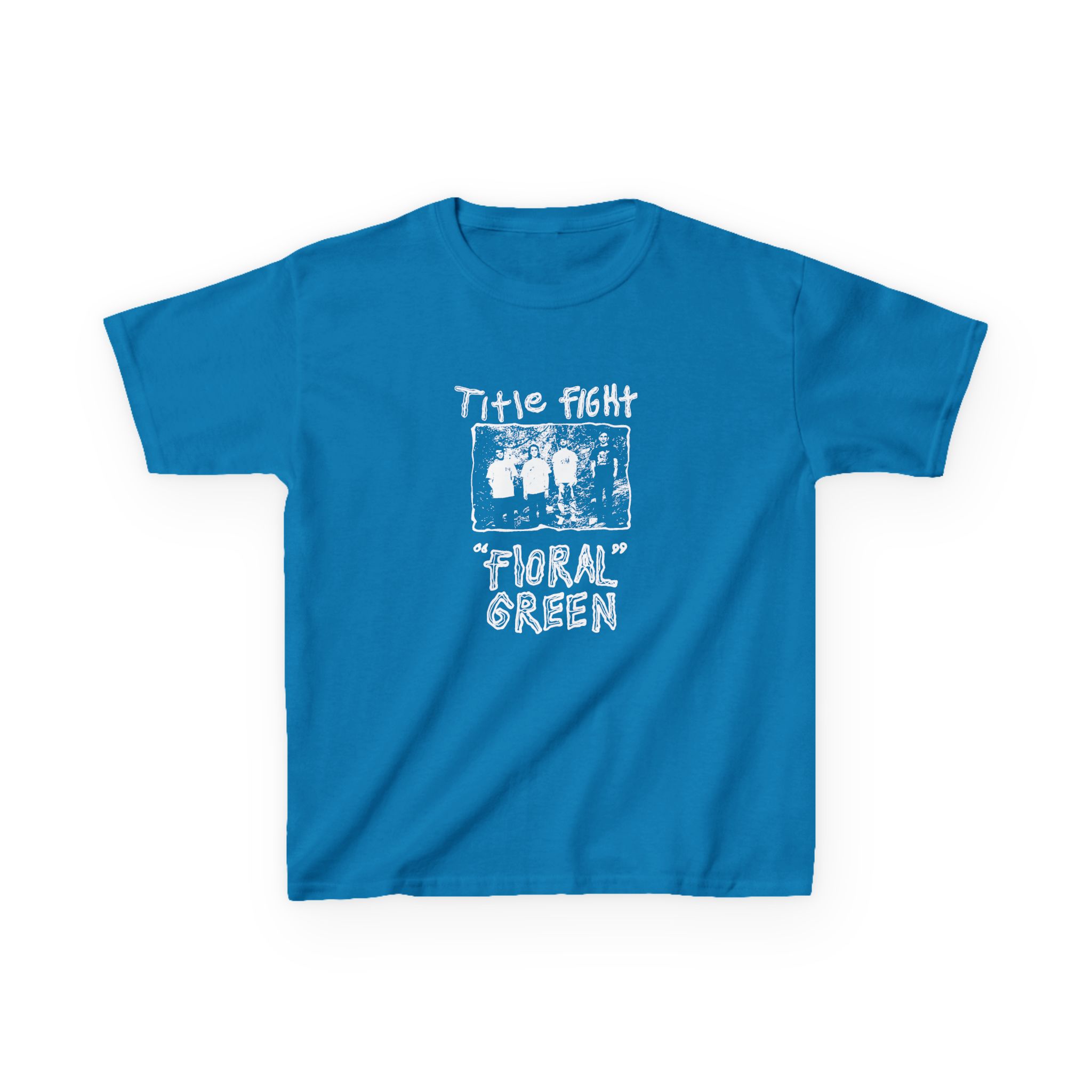 Kids Cold Cuts Title Fight Floral Green Promo Heavy Cotton™ Tee - Image 9