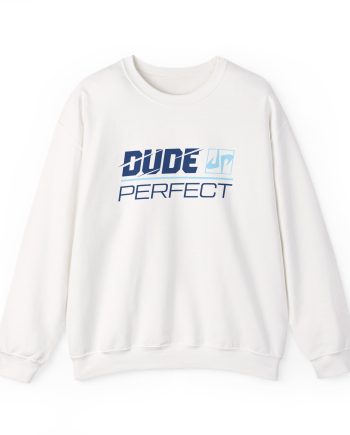 Dude Perfect Slash Wordmark Unisex Heavy Blend™ Crewneck Sweatshirt