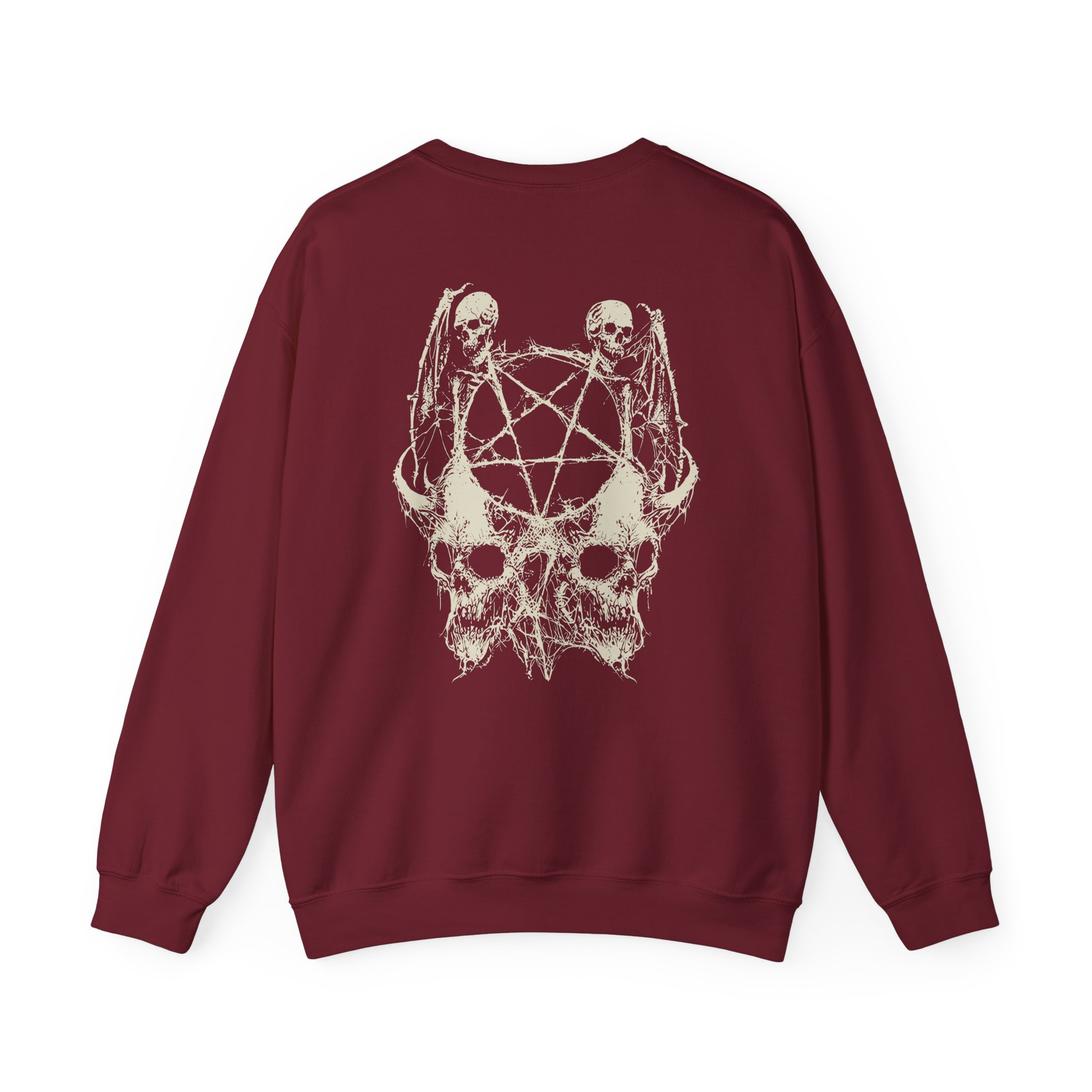 Paleface Swiss Skull Unisex Heavy Blend™ Crewneck Sweatshirt - Image 16