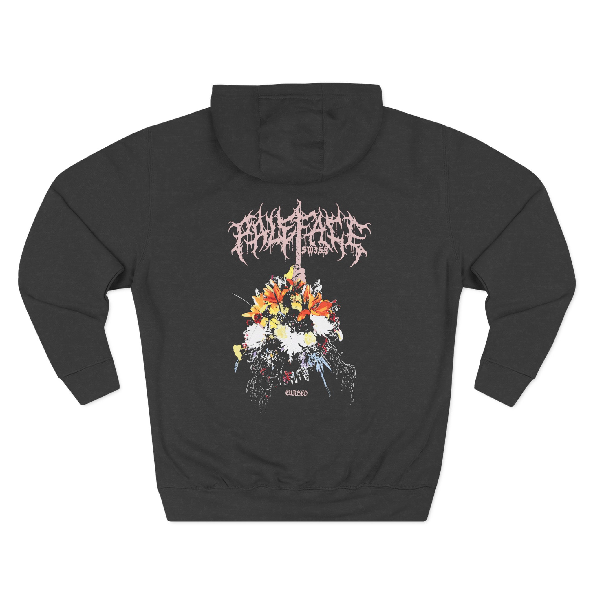Paleface Swiss Embroided Bouquet Three-Panel Fleece Hoodie - Image 4