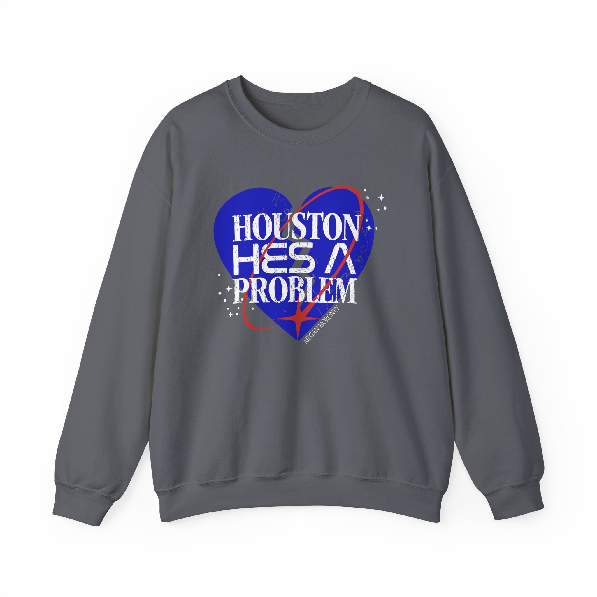 Megan Moroney Houston He's a Problem Unisex Heavy Blend™ Crewneck Sweatshirt - Image 5