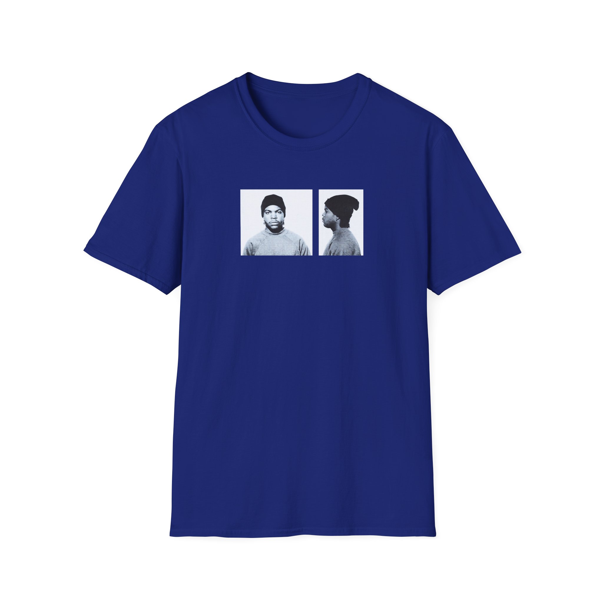 Ice Cube Mug Shot Unisex Softstyle T-Shirt - Image 23