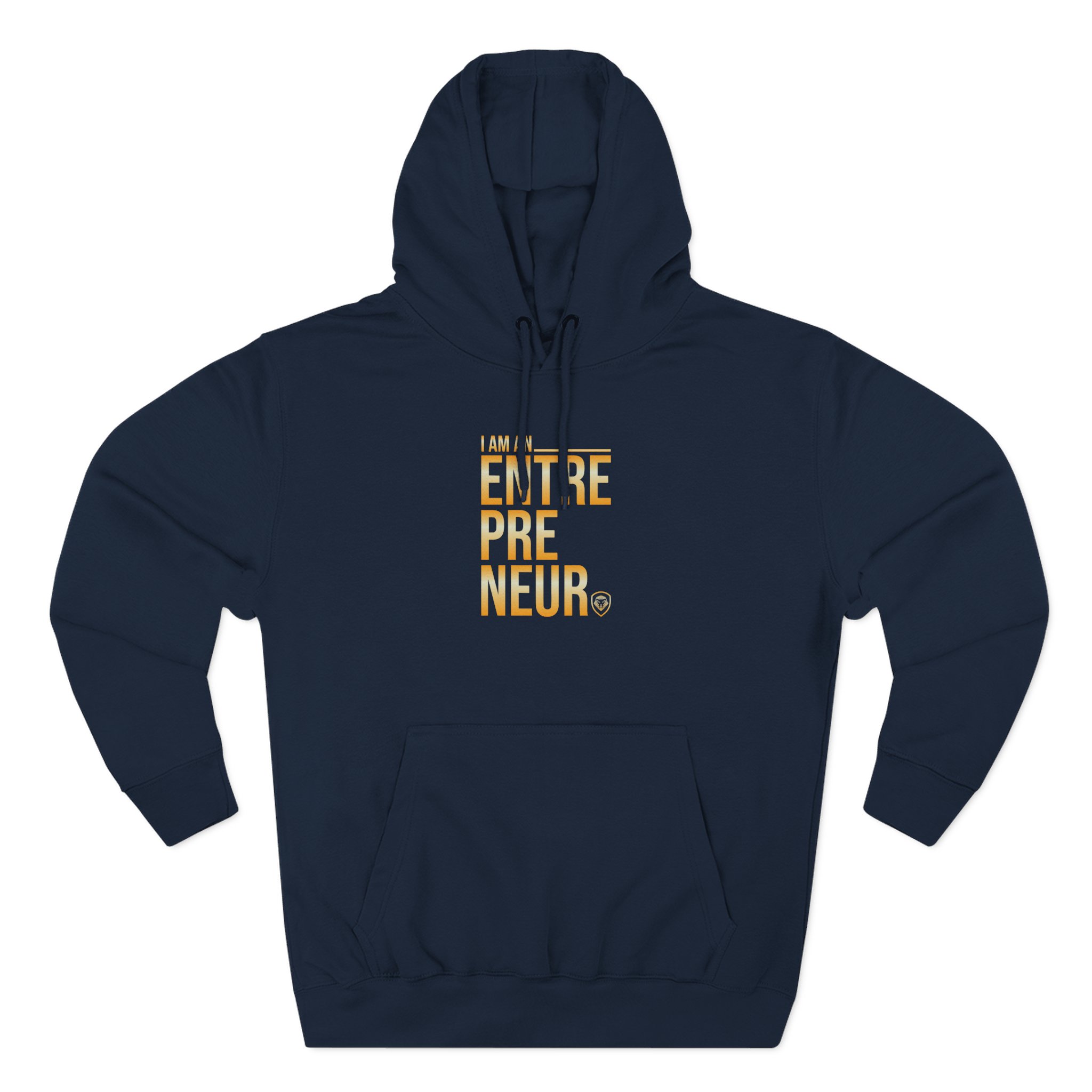 Valuetainment I Am an Entrepreneur Three-Panel Fleece Hoodie - Image 7