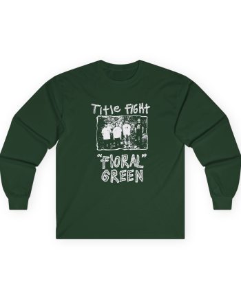 Cold Cuts Title Fight Floral Green Promo Unisex Ultra Cotton Long Sleeve Tee