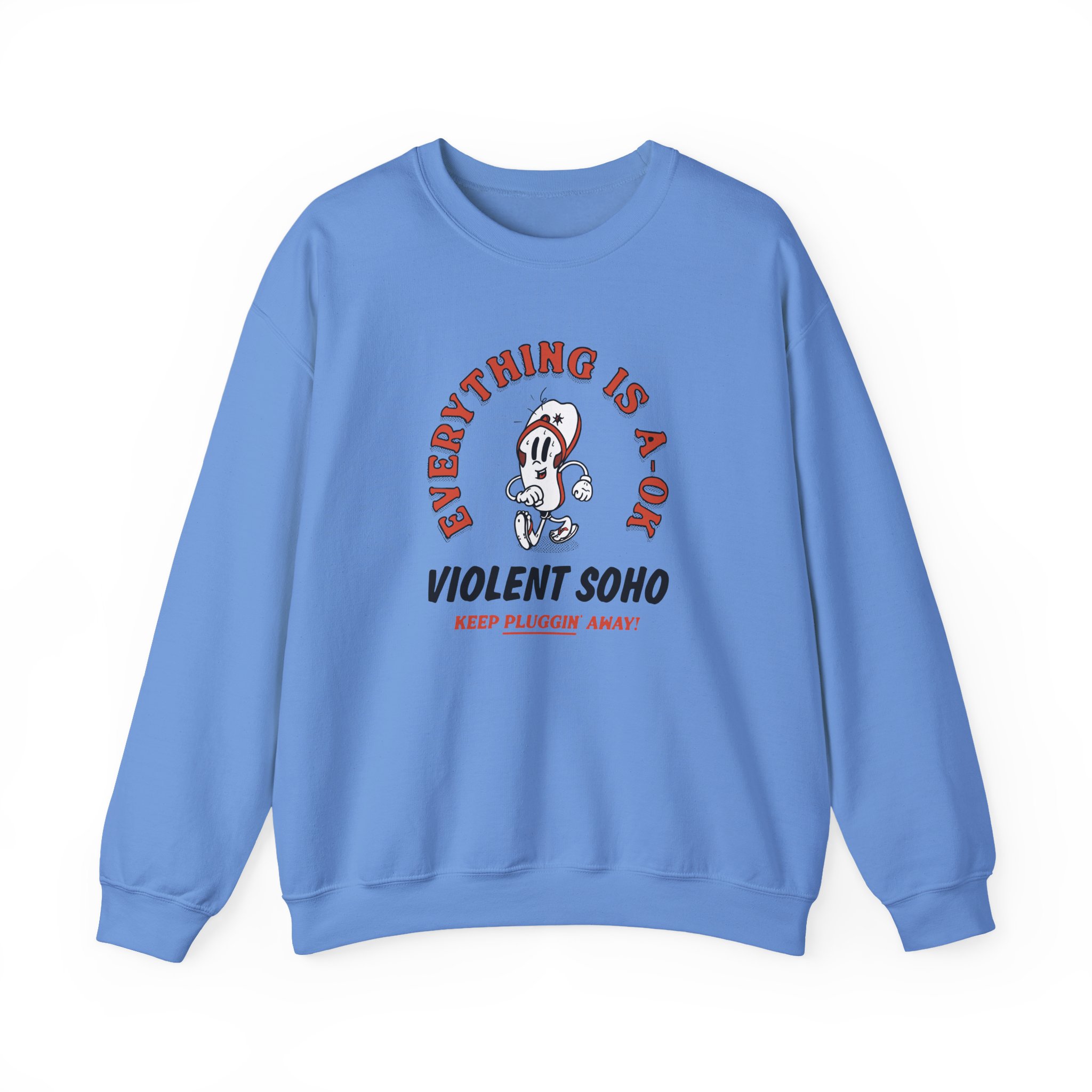 Violent Soho Keep on Pluggin Unisex Heavy Blend™ Crewneck Sweatshirt - Image 13