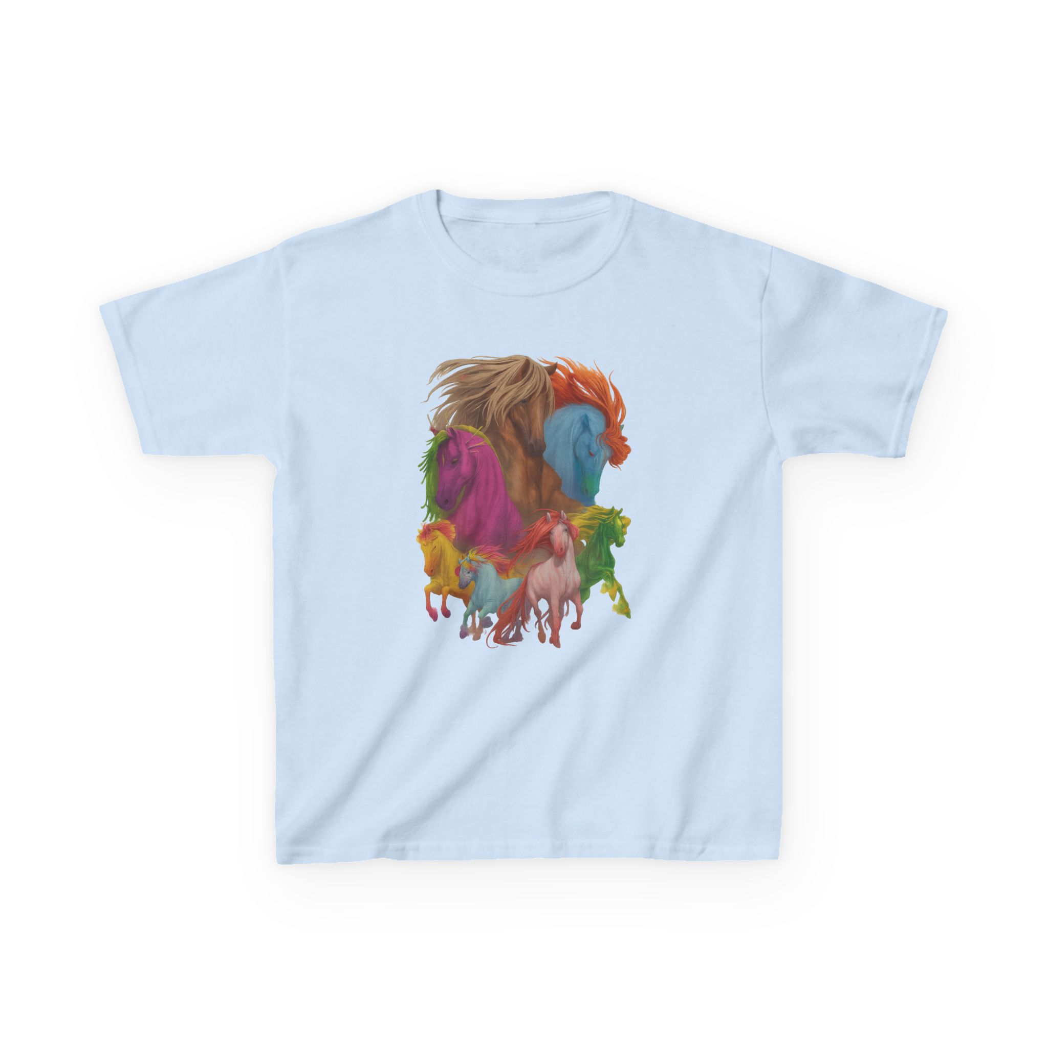 Dropout Dimension 20 The Seven Magic Horse Kids Heavy Cotton™ Tee - Image 7