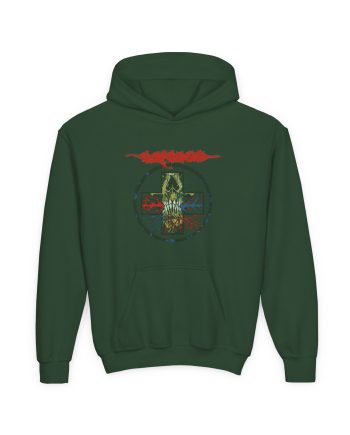Youth Carcass Medical Cross Tour Heavy Blend Hooded Sweatshirt