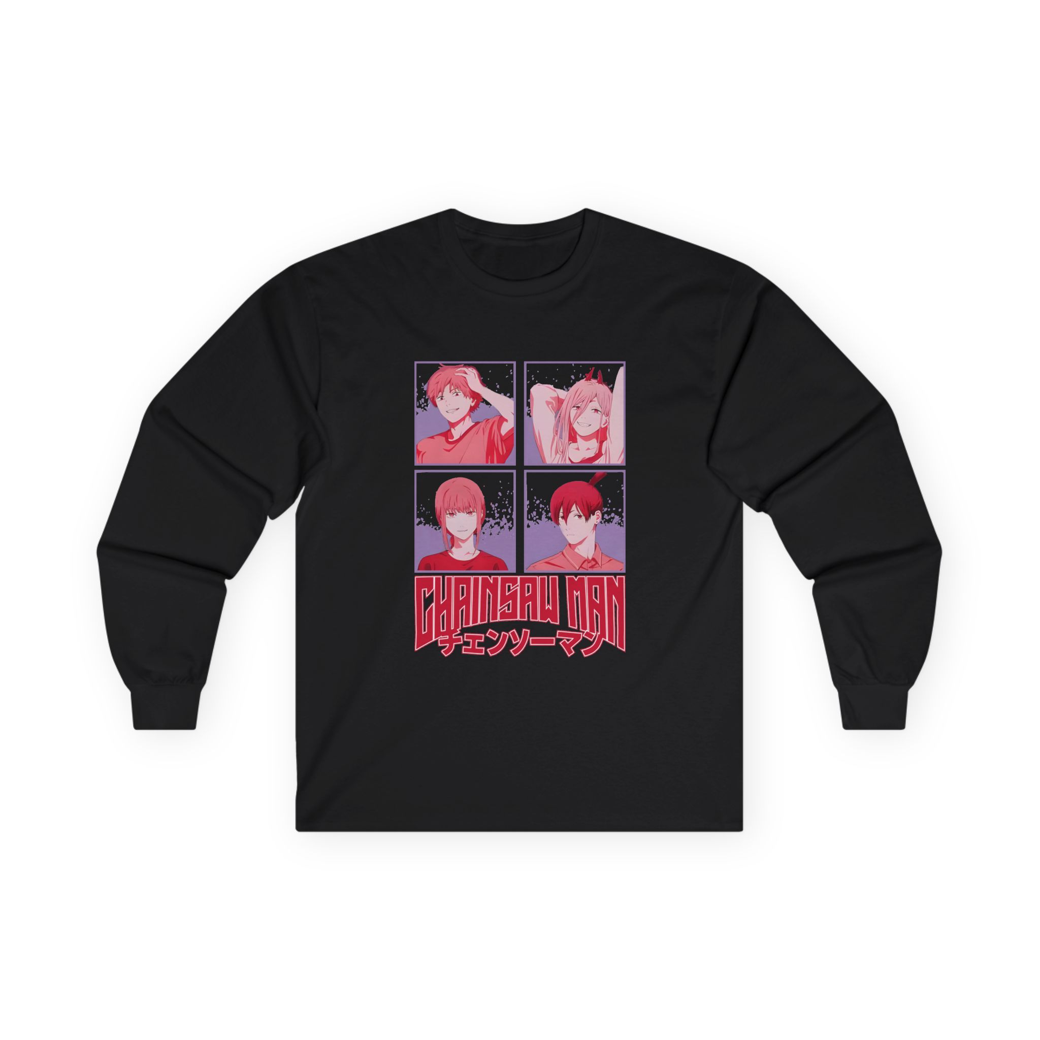Chainsaw Man Tonal Group Unisex Ultra Cotton Long Sleeve Tee