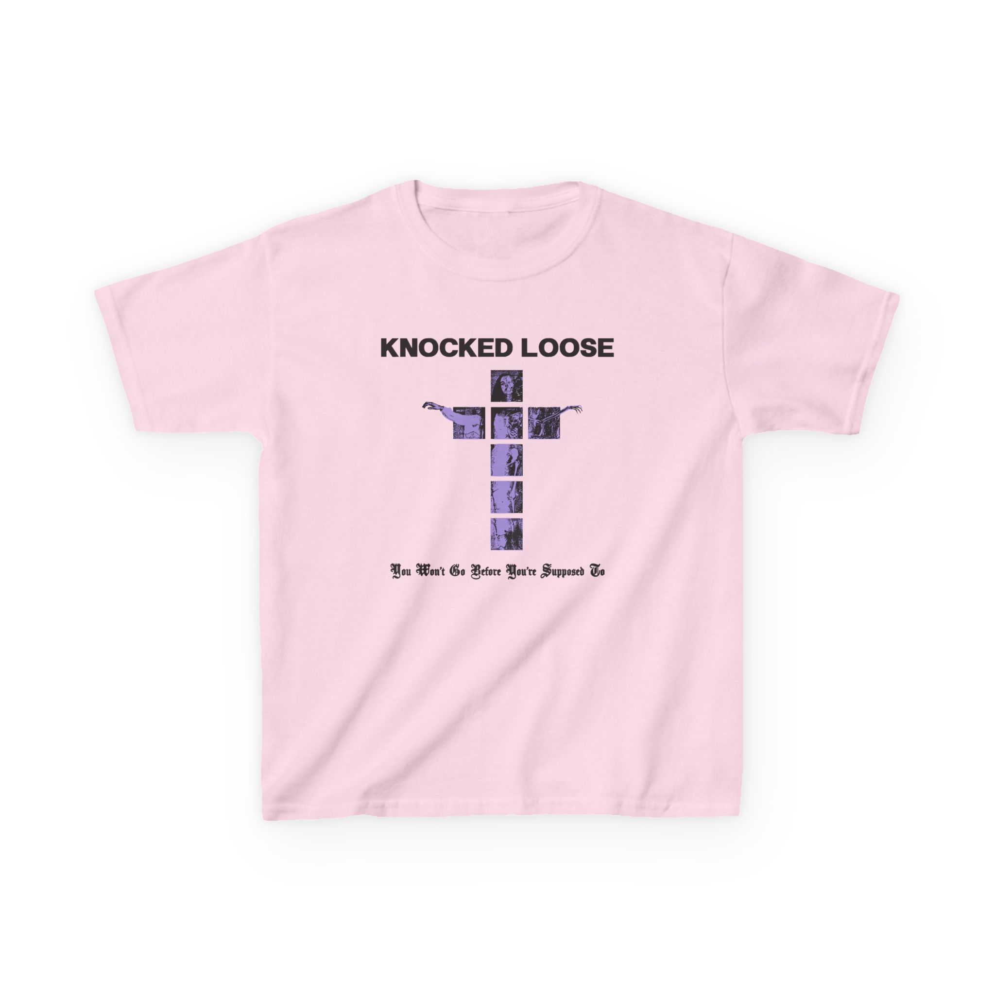 Knocked Loose Purple Cross Kids Heavy Cotton™ Tee - Image 9