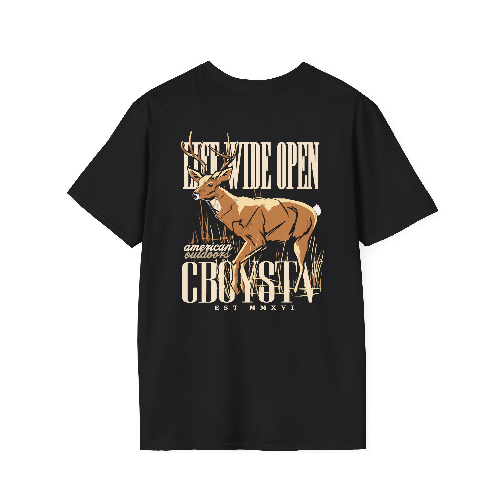 Cboystv Whitetail Unisex Softstyle T-Shirt - Image 2