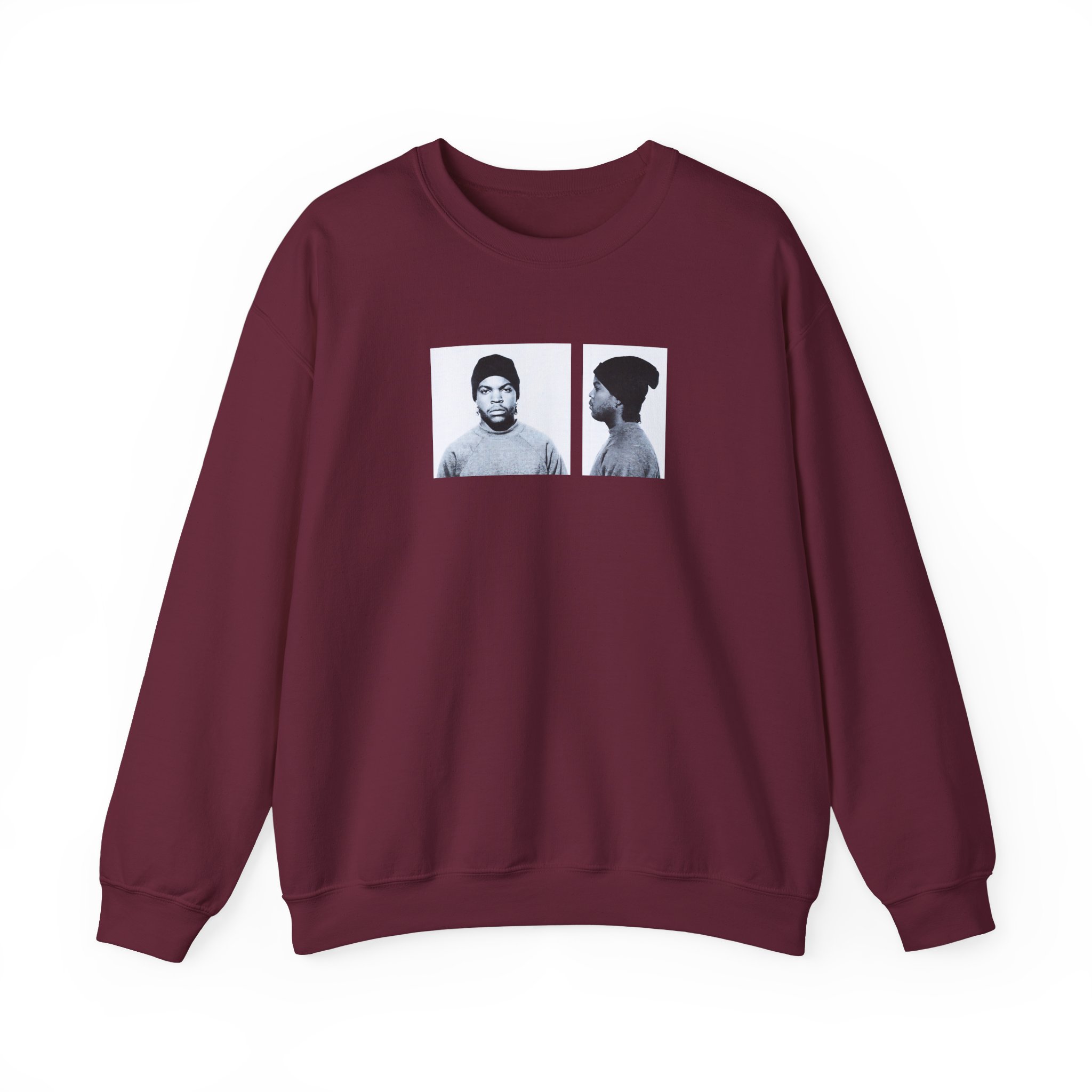 Ice Cube Mug Shot Unisex Heavy Blend™ Crewneck Sweatshirt - Image 3