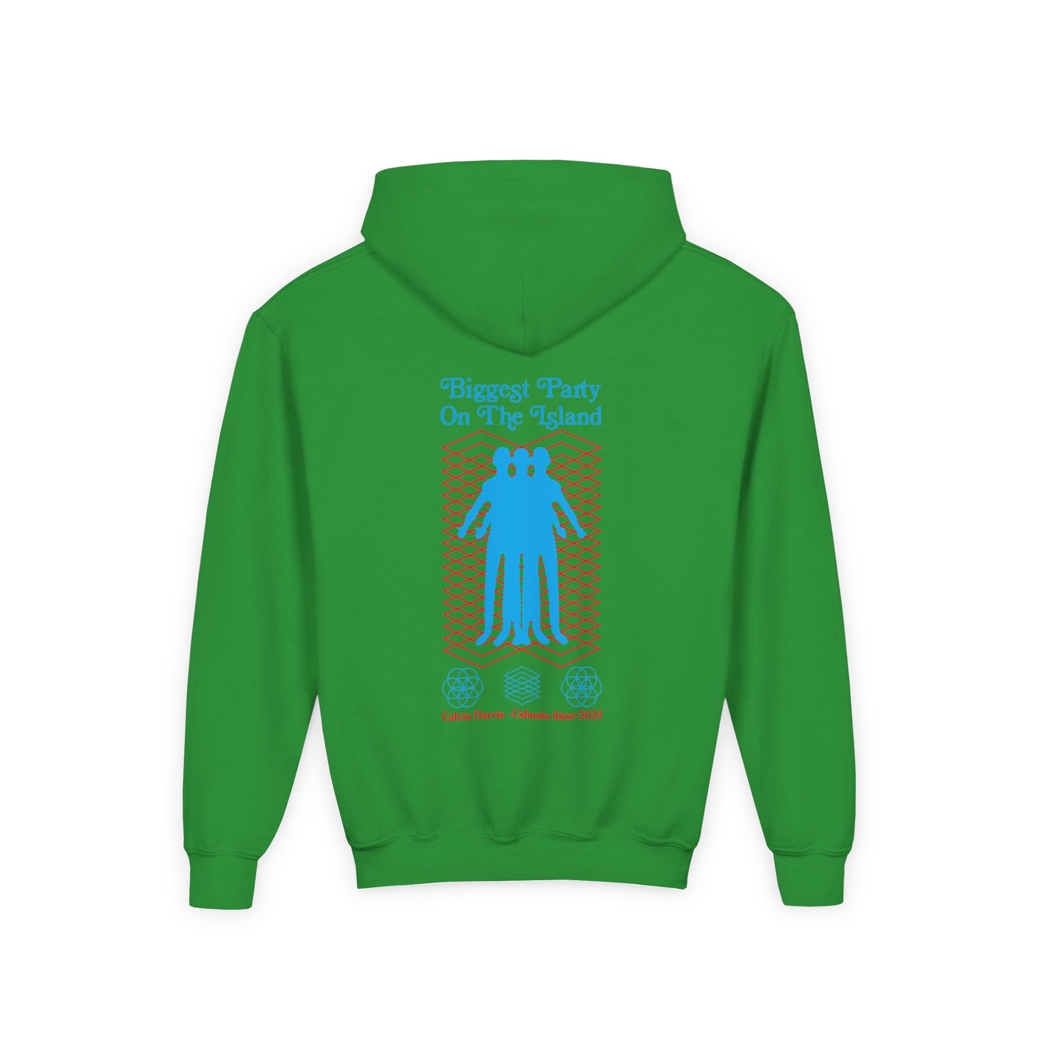Youth Calvin Harris Ushuaia Higher Level Heavy Blend Hooded Sweatshirt - Image 14