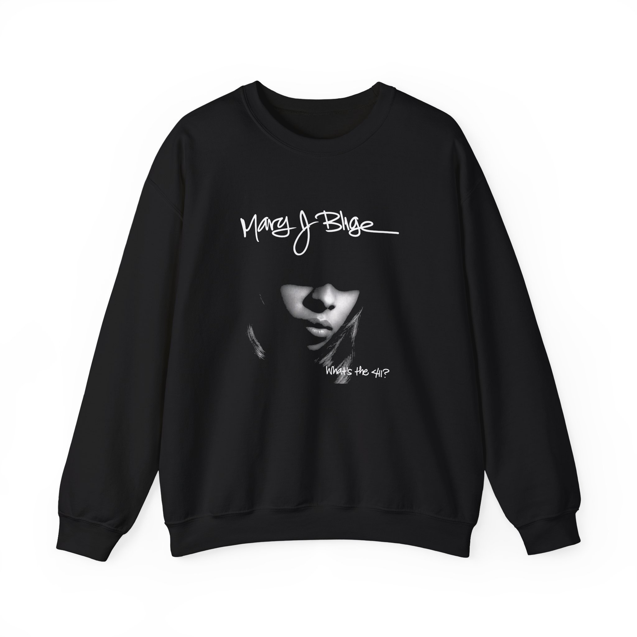 Mary J Blige What’s the 411? Unisex Heavy Blend™ Crewneck Sweatshirt