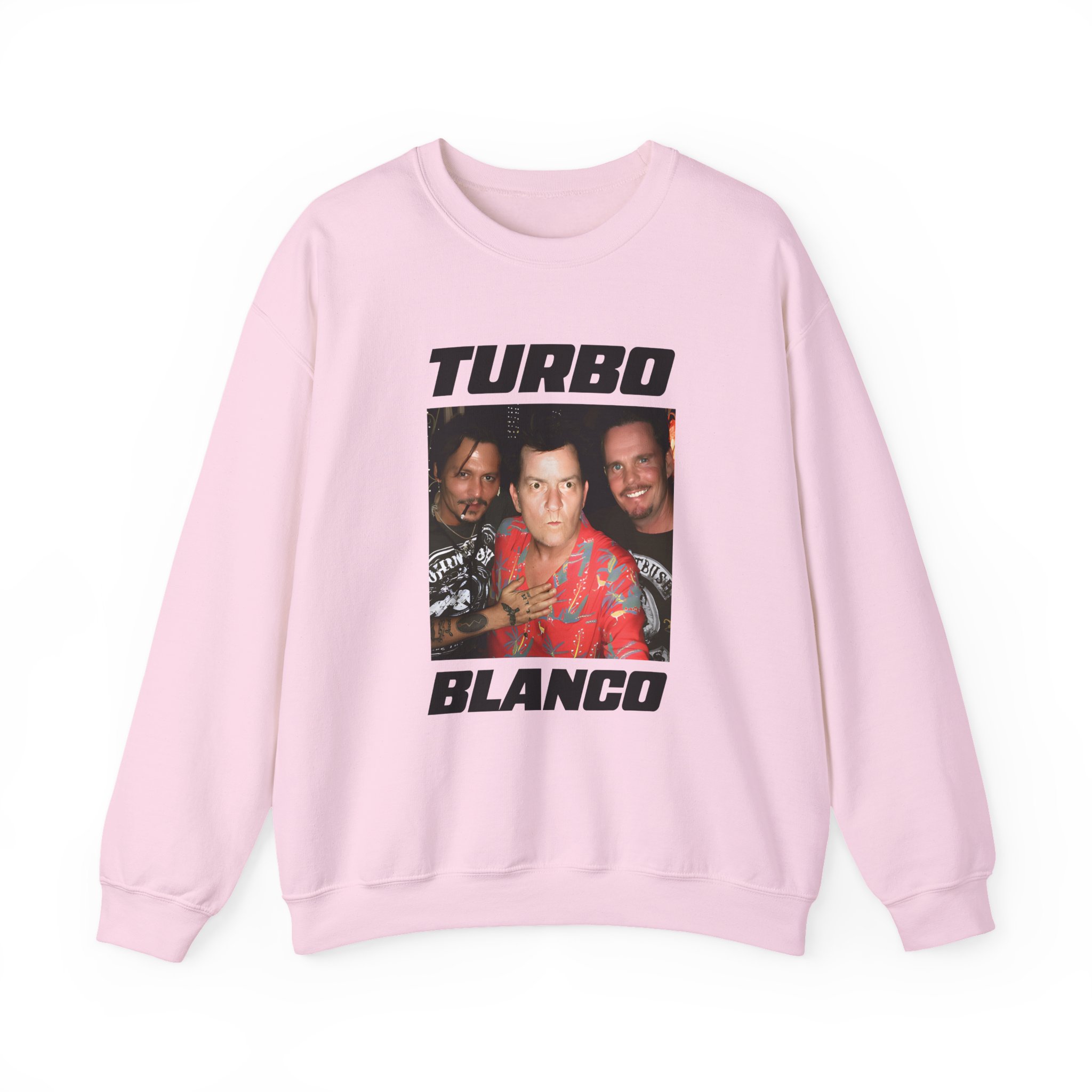 Chris Lorenzo Turbo Blanco Unisex Heavy Blend™ Crewneck Sweatshirt - Image 13