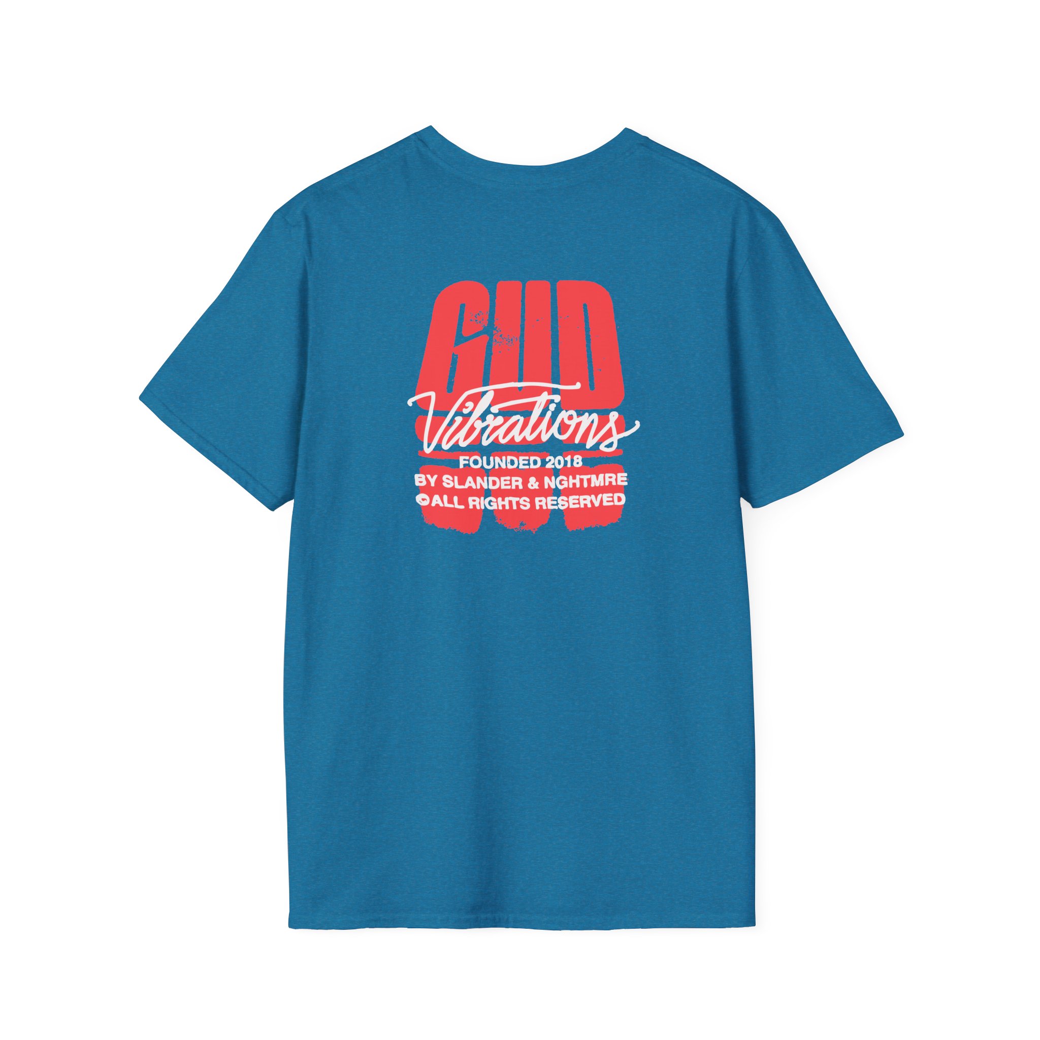 Slander Gud Vibrations Graffiti Unisex Softstyle T-Shirt - Image 12
