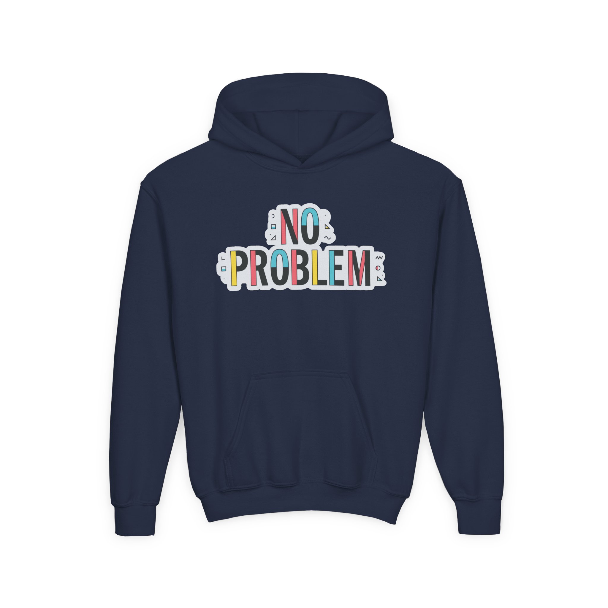 Dropout No Problem Youth Heavy Blend Hooded Sweatshirt - Image 9