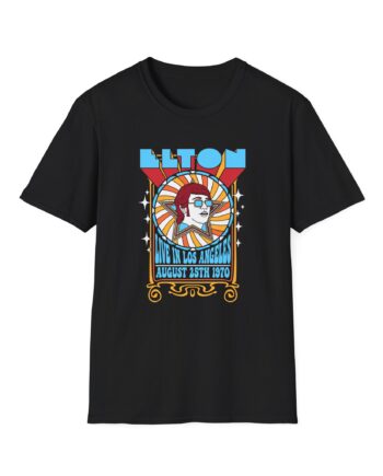 Ej Farewell Live in Los Angeles Aug 25th 1970 Unisex Softstyle T-Shirt