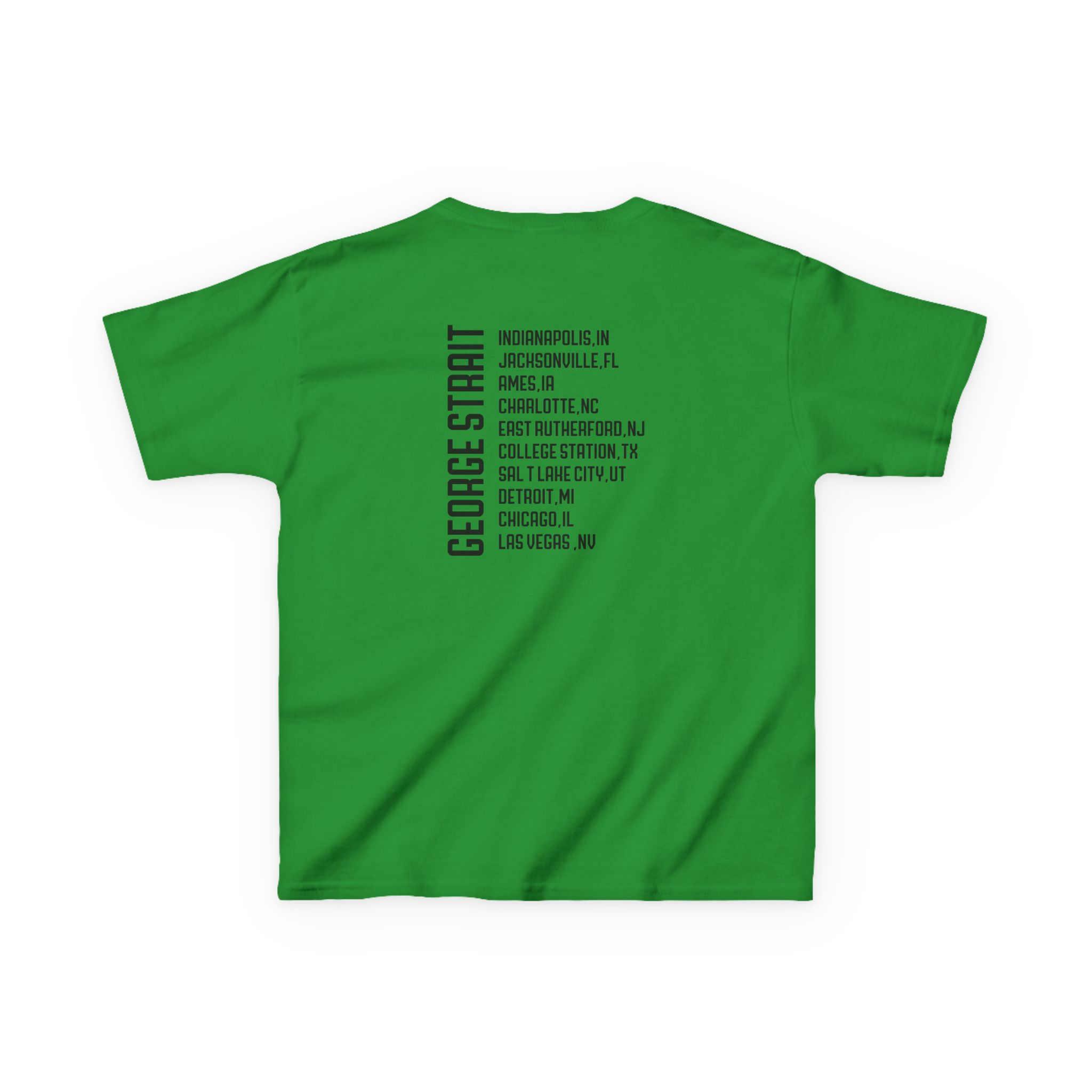 Kids George Strait Heather Denim Silhouette Heavy Cotton™ Tee - Image 14