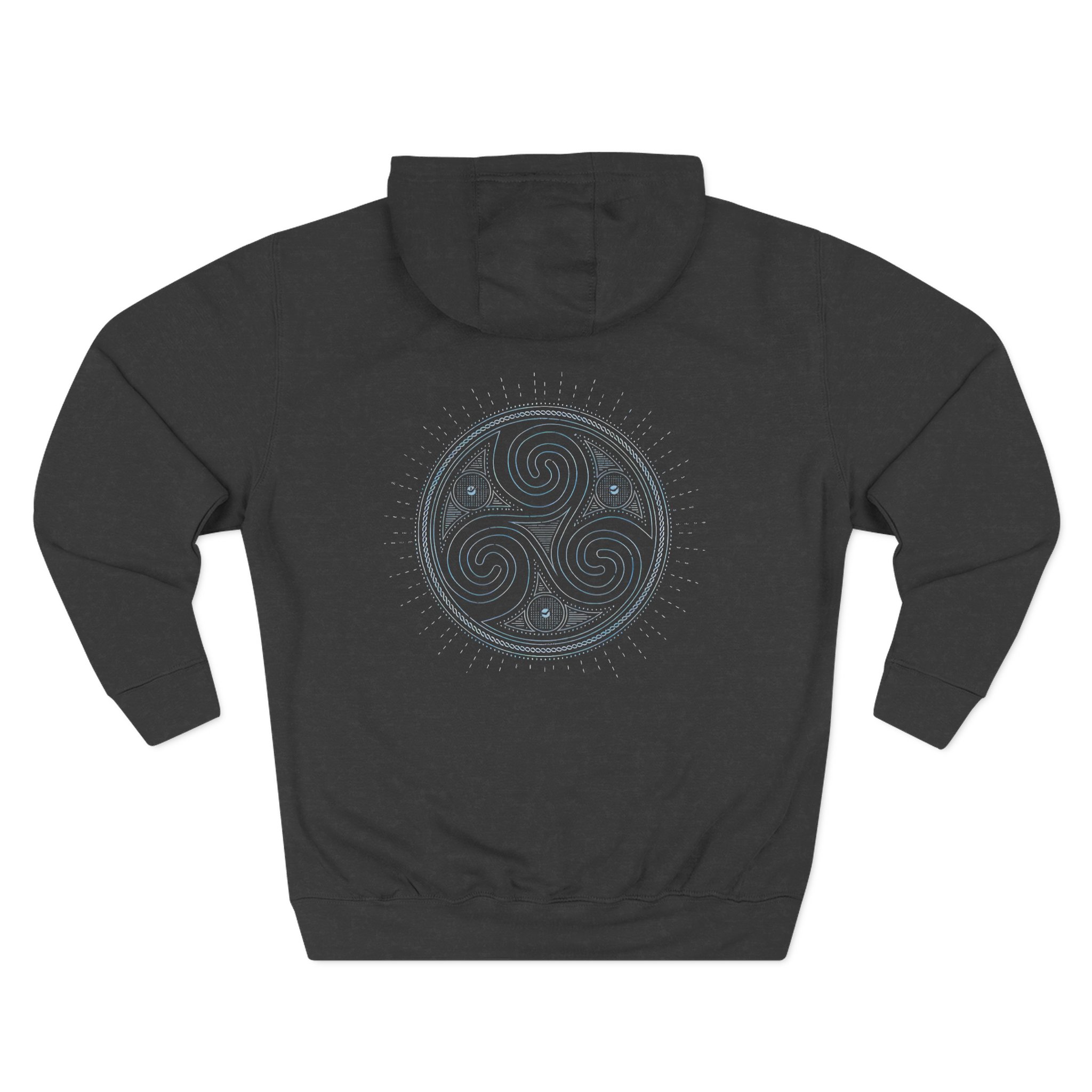 Eluveitie Triskel Three-panel Fleece Hoodie - Image 4