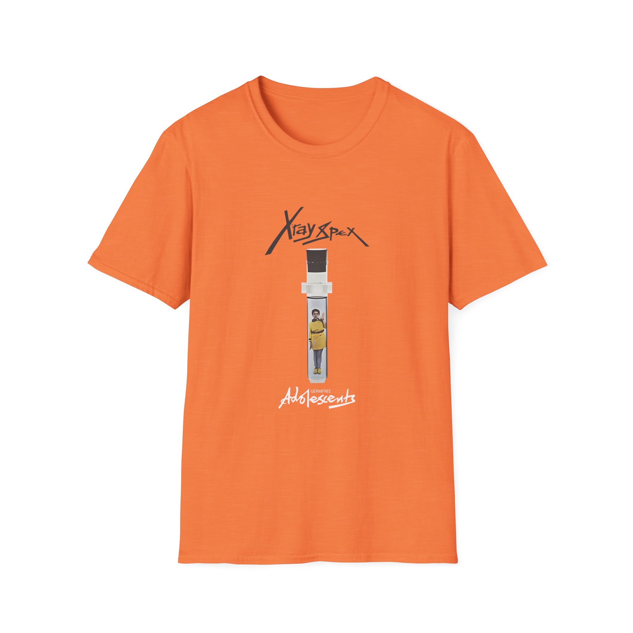 X-ray Spex Germ Free Single Tube Unisex Softstyle T-Shirt - Image 3