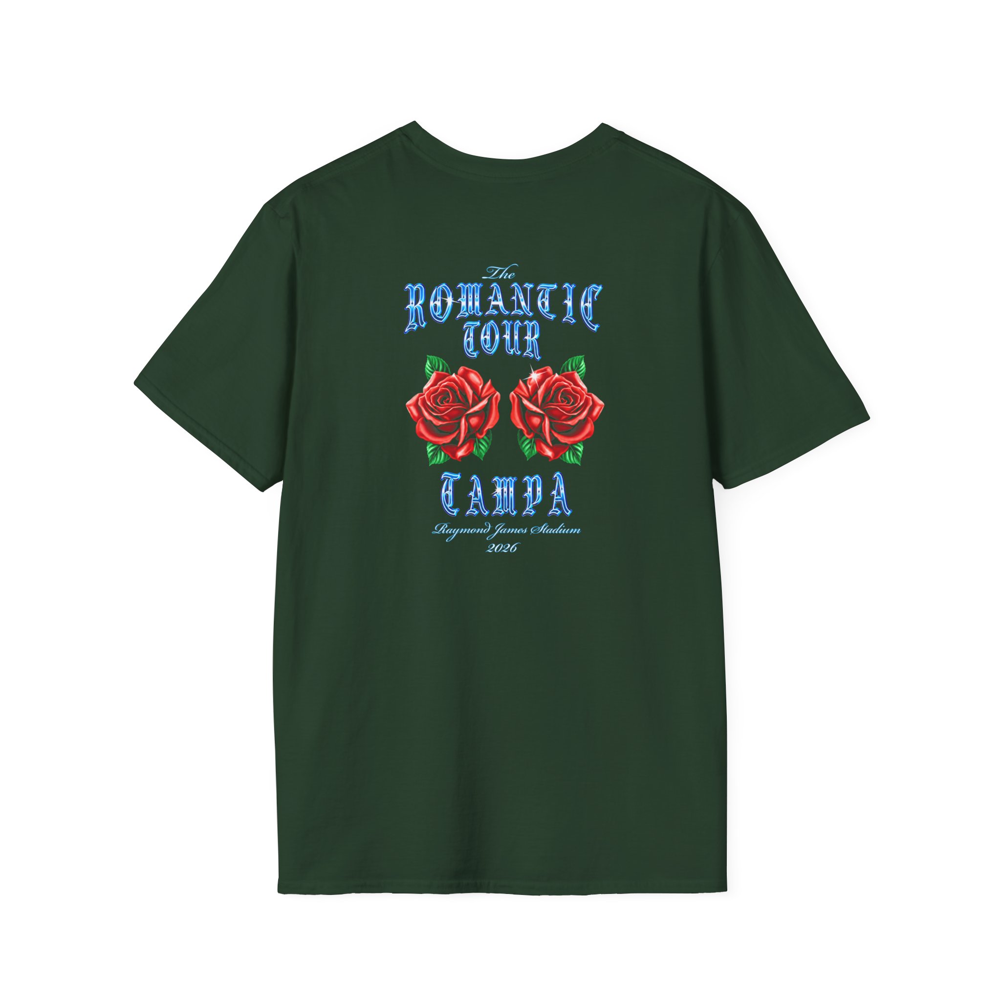 Bruno Mars Tampa the Romantic Unisex Softstyle T-Shirt - Image 6